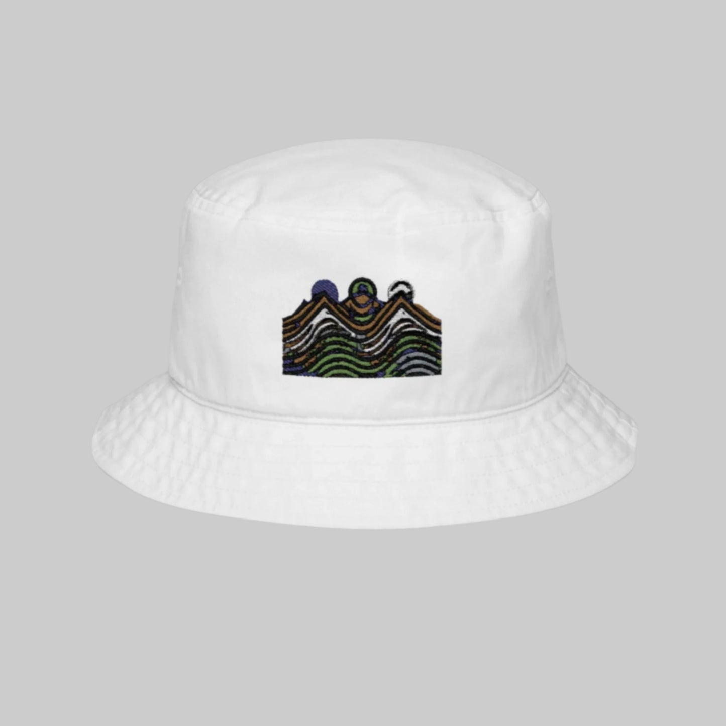 Embroidered Terrain Tops Bucket Hat