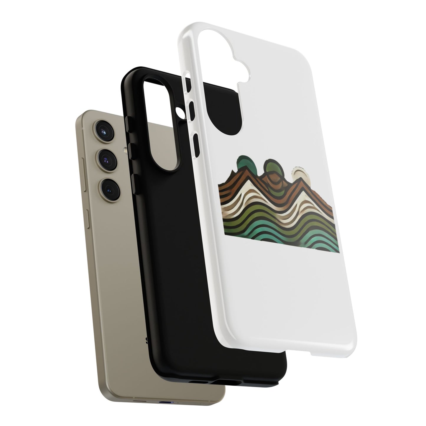 Stylish Phone Case with Minimalist Mountain Design | Tough Cases, Protective Cover, Nature Aesthetic, Gift for Adventurers, [...]