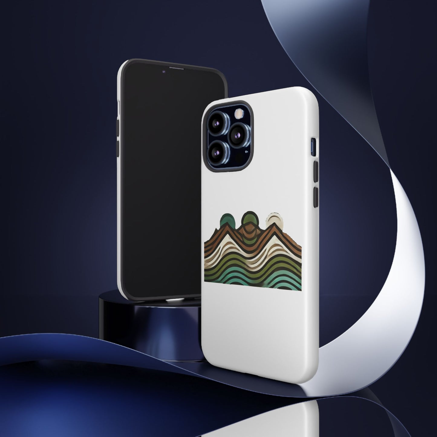 Stylish Phone Case with Minimalist Mountain Design | Tough Cases, Protective Cover, Nature Aesthetic, Gift for Adventurers, [...]