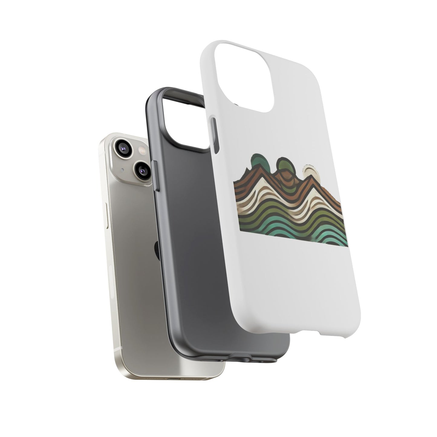 Stylish Phone Case with Minimalist Mountain Design | Tough Cases, Protective Cover, Nature Aesthetic, Gift for Adventurers, [...]