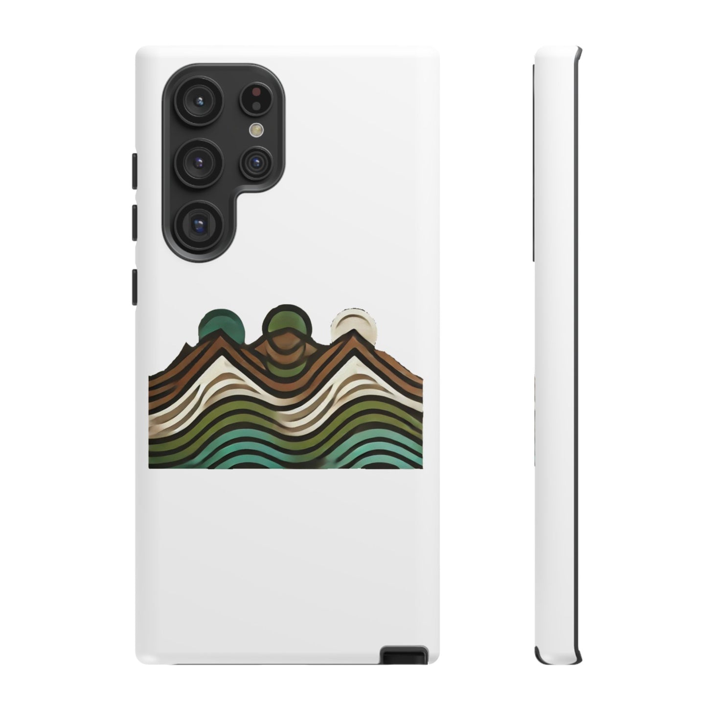 Stylish Phone Case with Minimalist Mountain Design | Tough Cases, Protective Cover, Nature Aesthetic, Gift for Adventurers, [...]