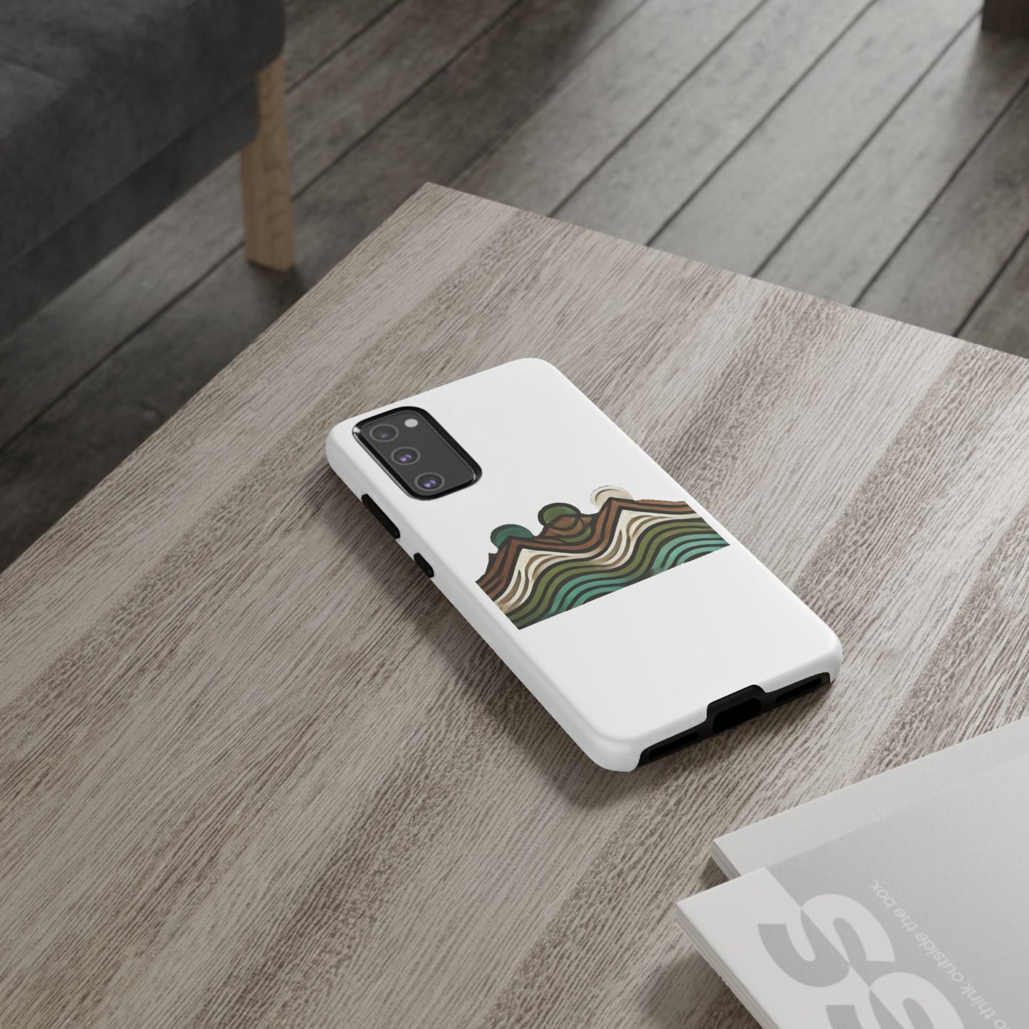 Stylish Phone Case with Minimalist Mountain Design | Tough Cases, Protective Cover, Nature Aesthetic, Gift for Adventurers, [...]