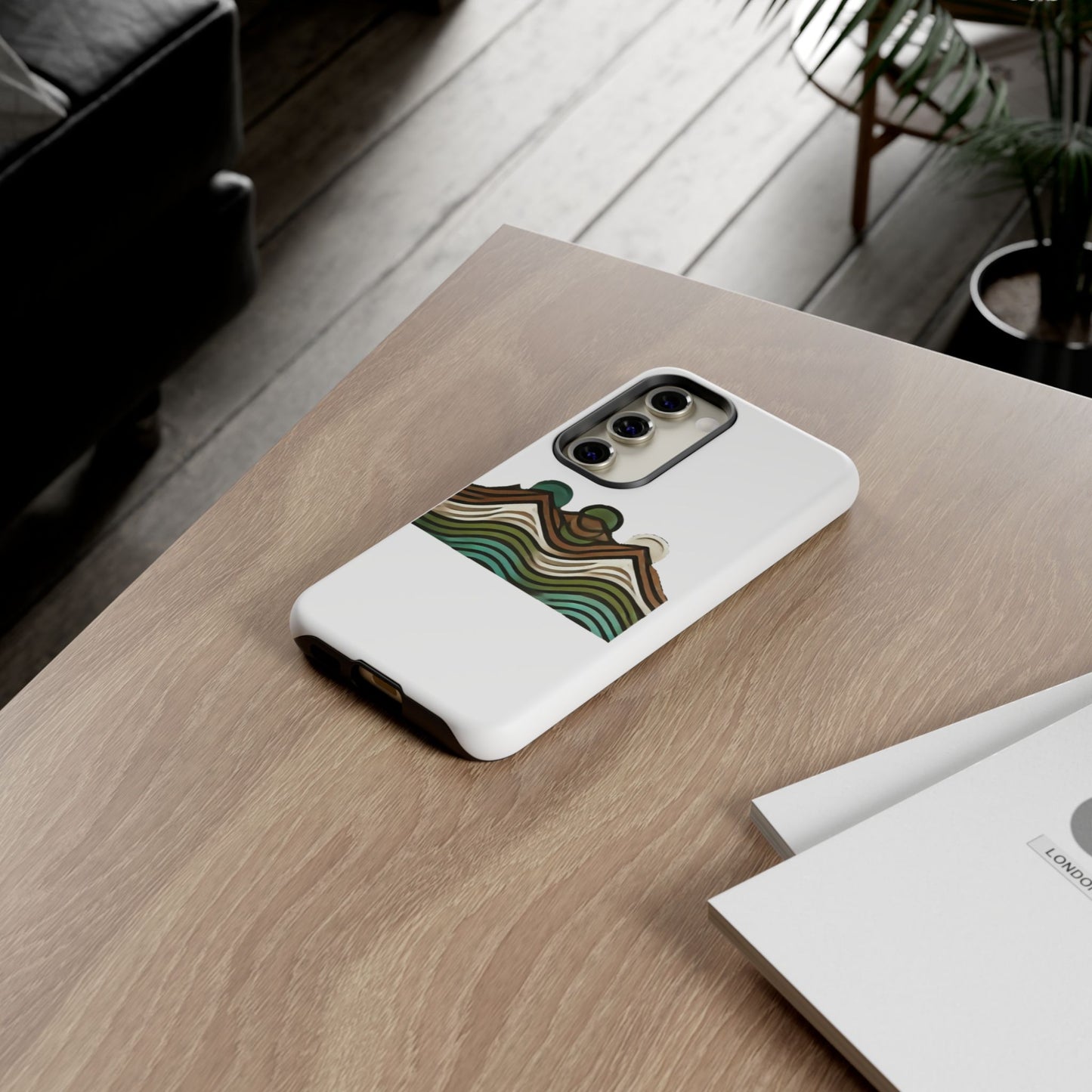 Stylish Phone Case with Minimalist Mountain Design | Tough Cases, Protective Cover, Nature Aesthetic, Gift for Adventurers, [...]