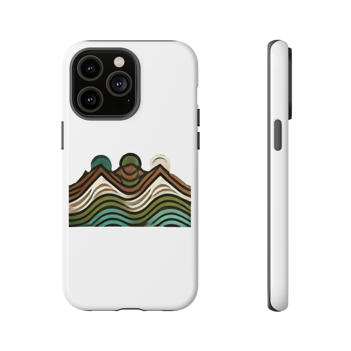 Stylish Phone Case with Minimalist Mountain Design | Tough Cases, Protective Cover, Nature Aesthetic, Gift for Adventurers, [...]