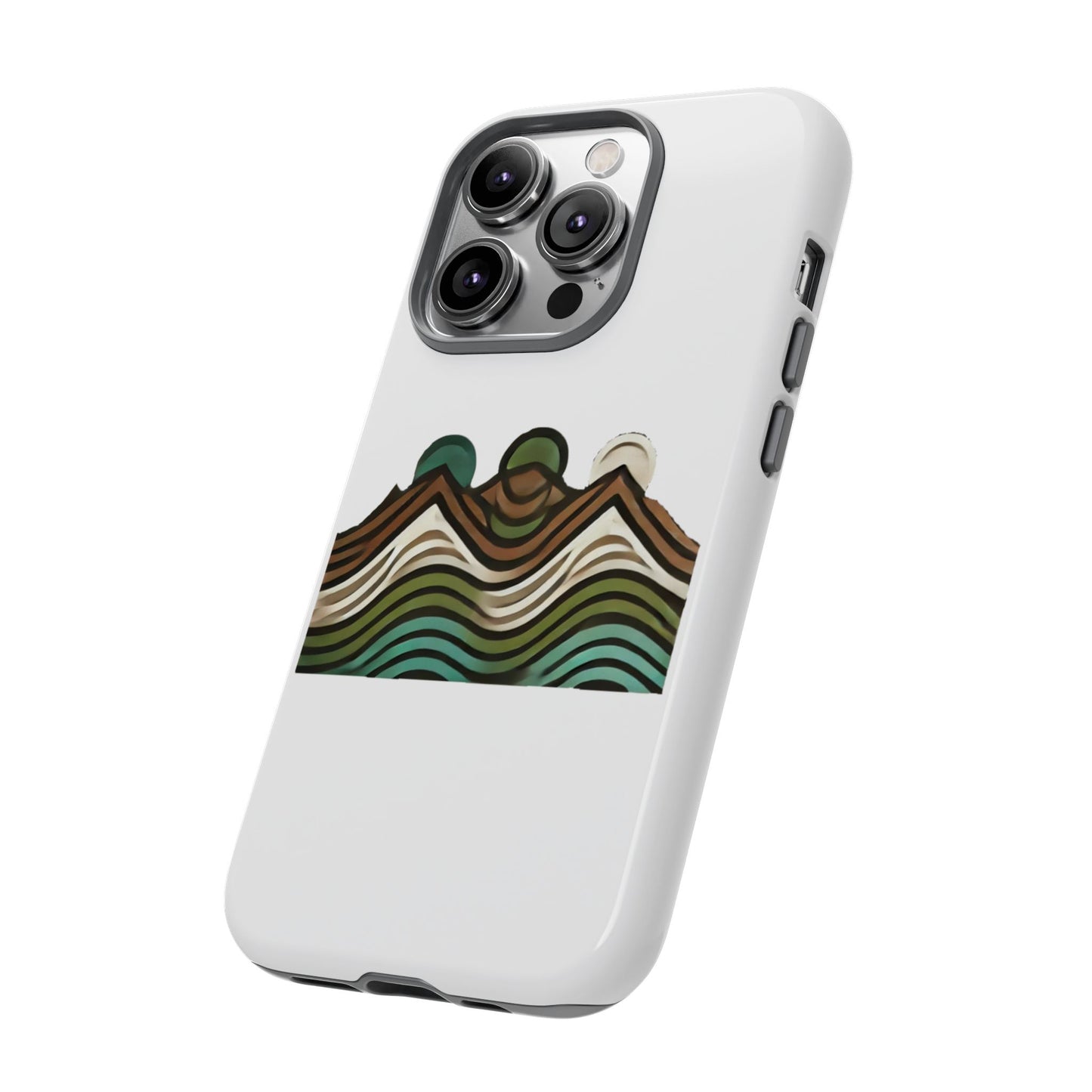 Stylish Phone Case with Minimalist Mountain Design | Tough Cases, Protective Cover, Nature Aesthetic, Gift for Adventurers, [...]