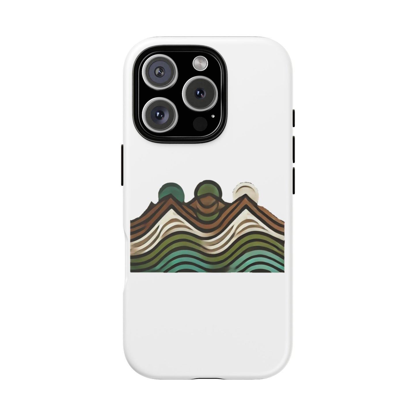 Stylish Phone Case with Minimalist Mountain Design | Tough Cases, Protective Cover, Nature Aesthetic, Gift for Adventurers, [...]