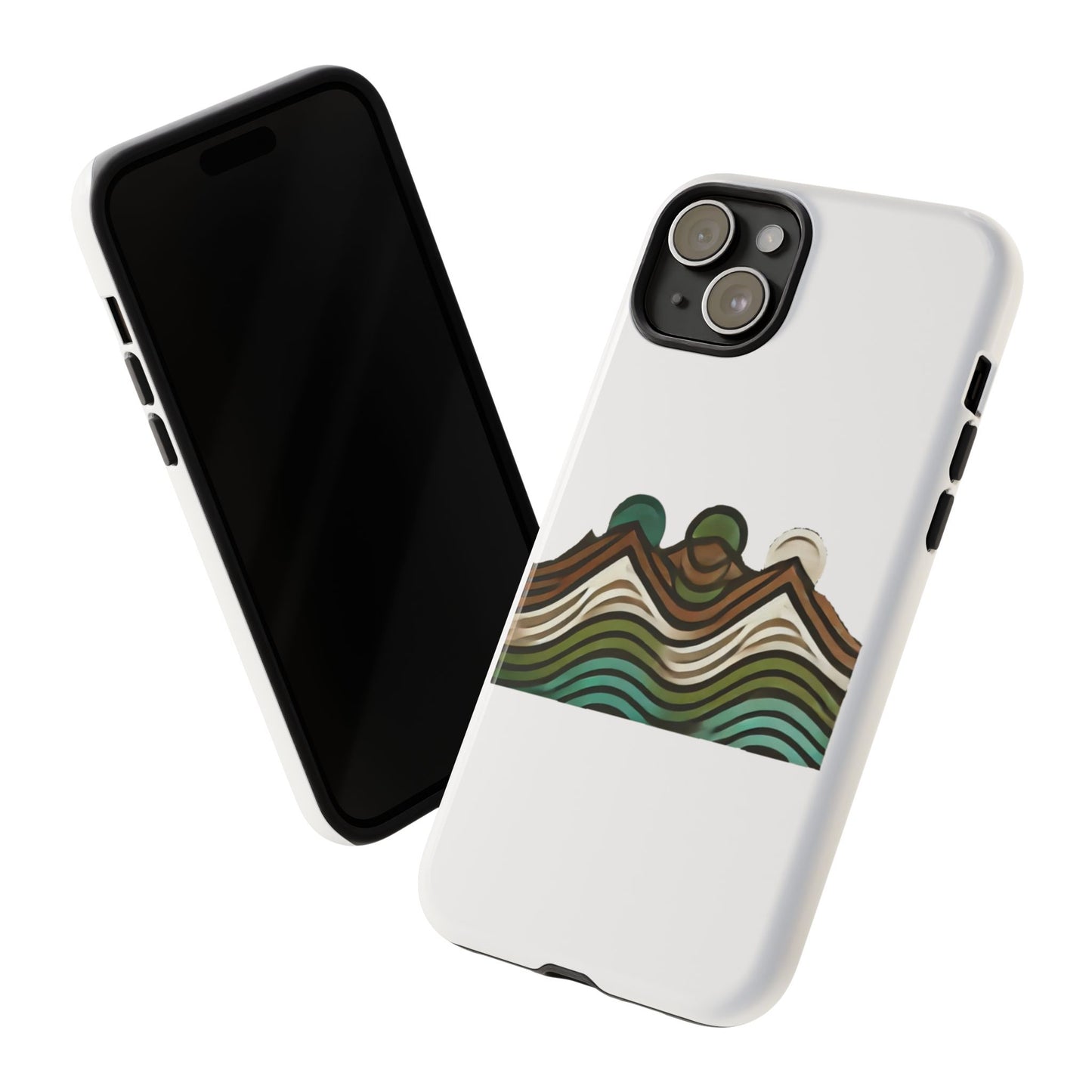 Stylish Phone Case with Minimalist Mountain Design | Tough Cases, Protective Cover, Nature Aesthetic, Gift for Adventurers, [...]
