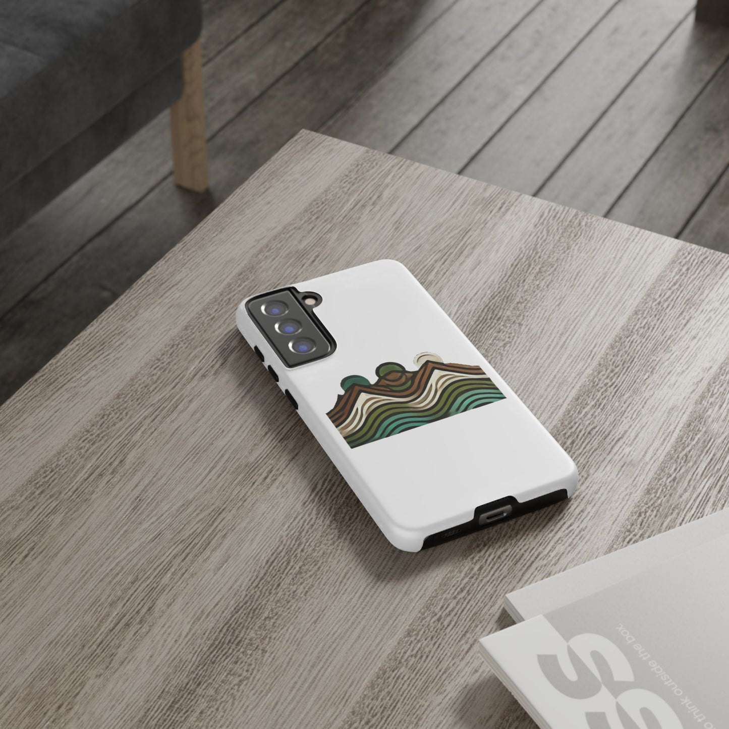 Stylish Phone Case with Minimalist Mountain Design | Tough Cases, Protective Cover, Nature Aesthetic, Gift for Adventurers, [...]