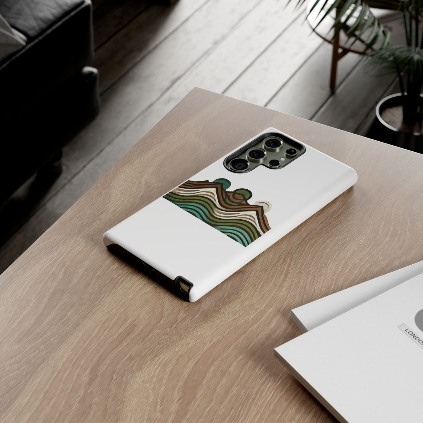 Stylish Phone Case with Minimalist Mountain Design | Tough Cases, Protective Cover, Nature Aesthetic, Gift for Adventurers, [...]