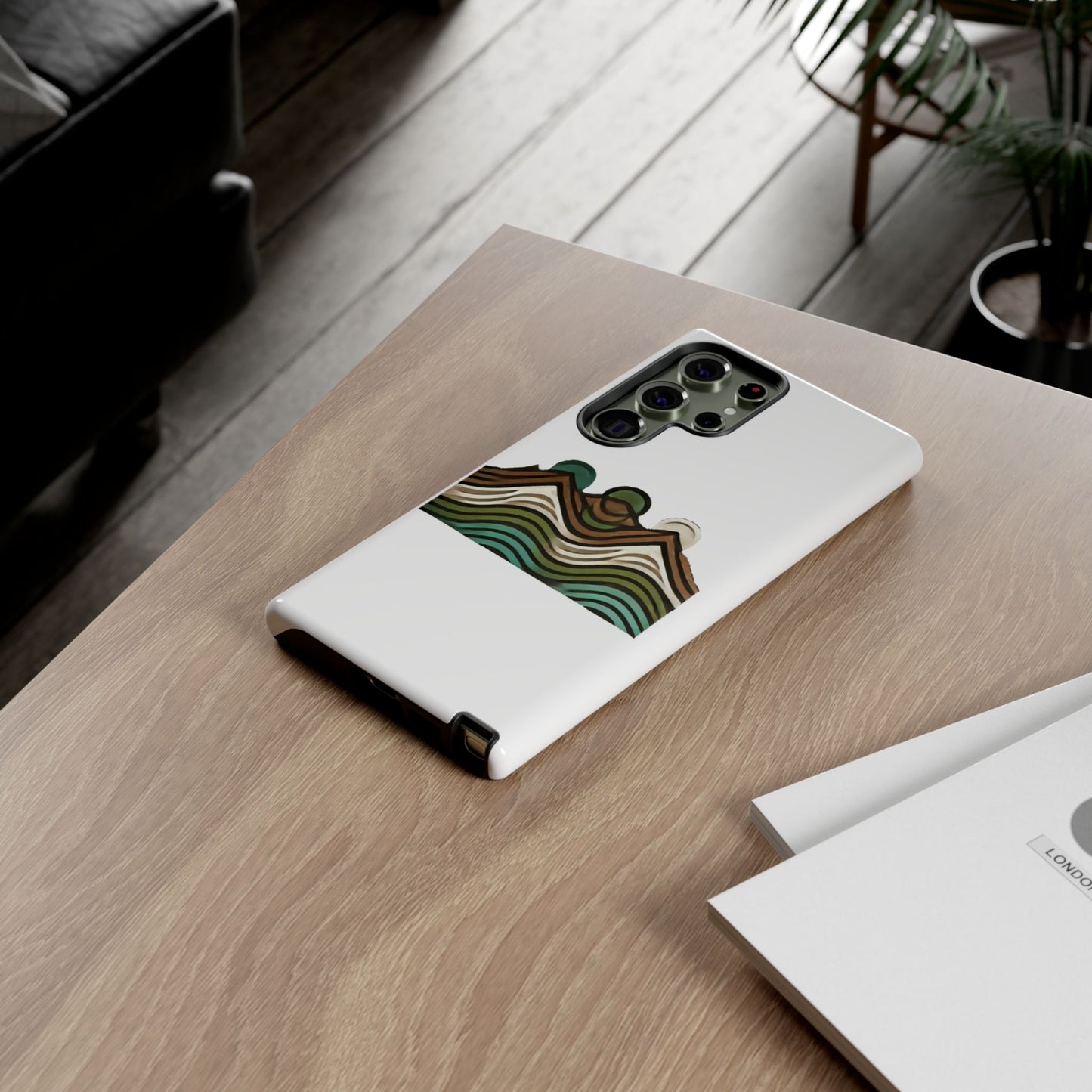 Stylish Phone Case with Minimalist Mountain Design | Tough Cases, Protective Cover, Nature Aesthetic, Gift for Adventurers, [...]