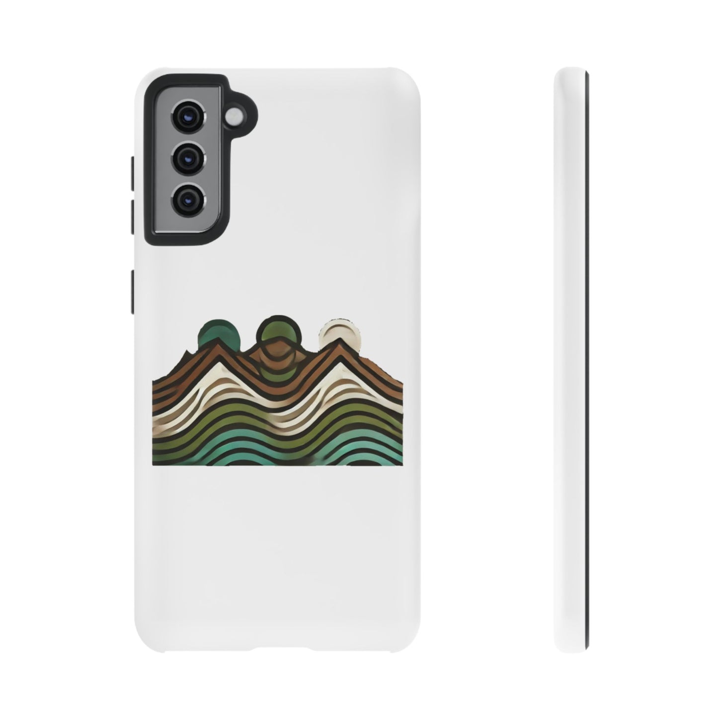 Stylish Phone Case with Minimalist Mountain Design | Tough Cases, Protective Cover, Nature Aesthetic, Gift for Adventurers, [...]