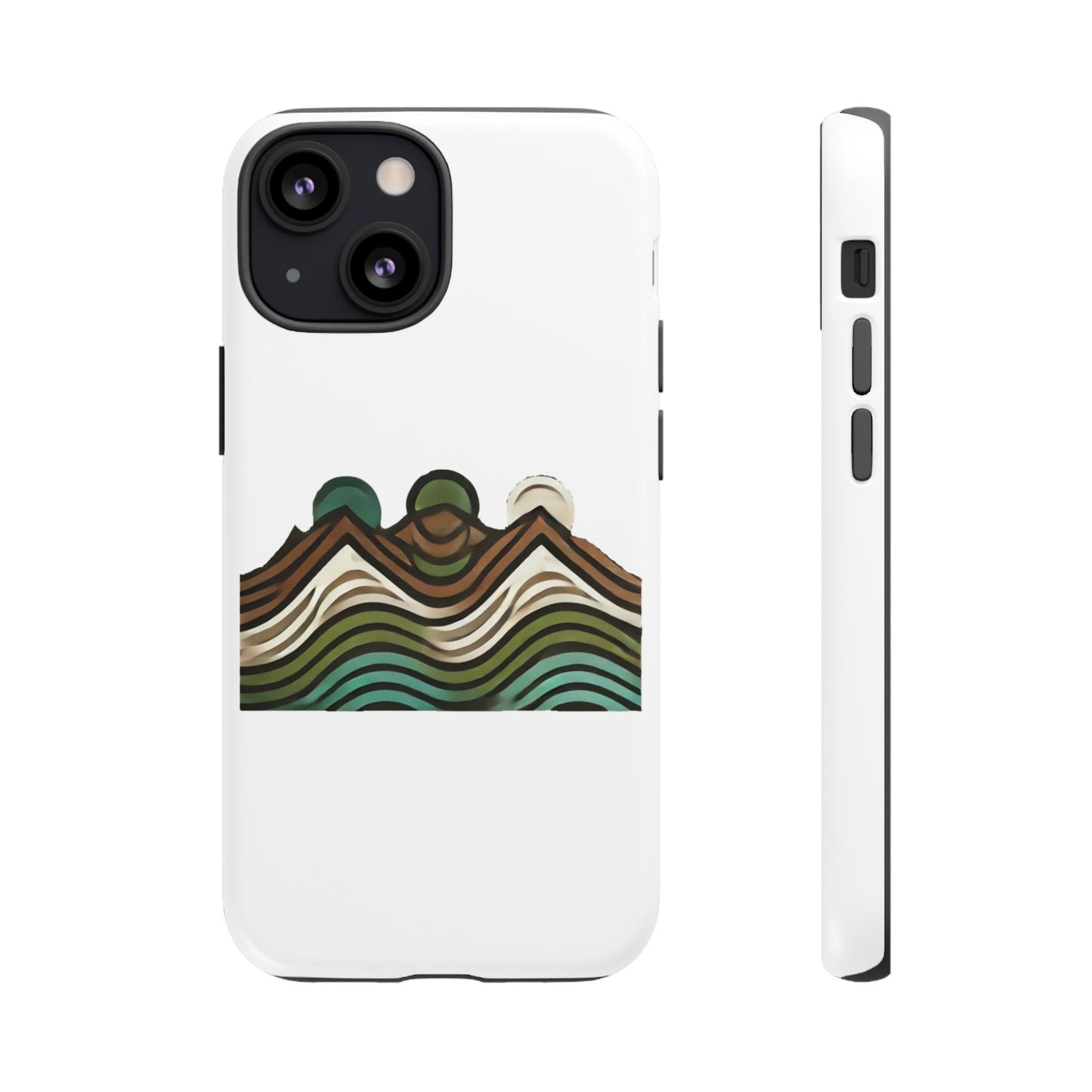 Stylish Phone Case with Minimalist Mountain Design | Tough Cases, Protective Cover, Nature Aesthetic, Gift for Adventurers, [...]