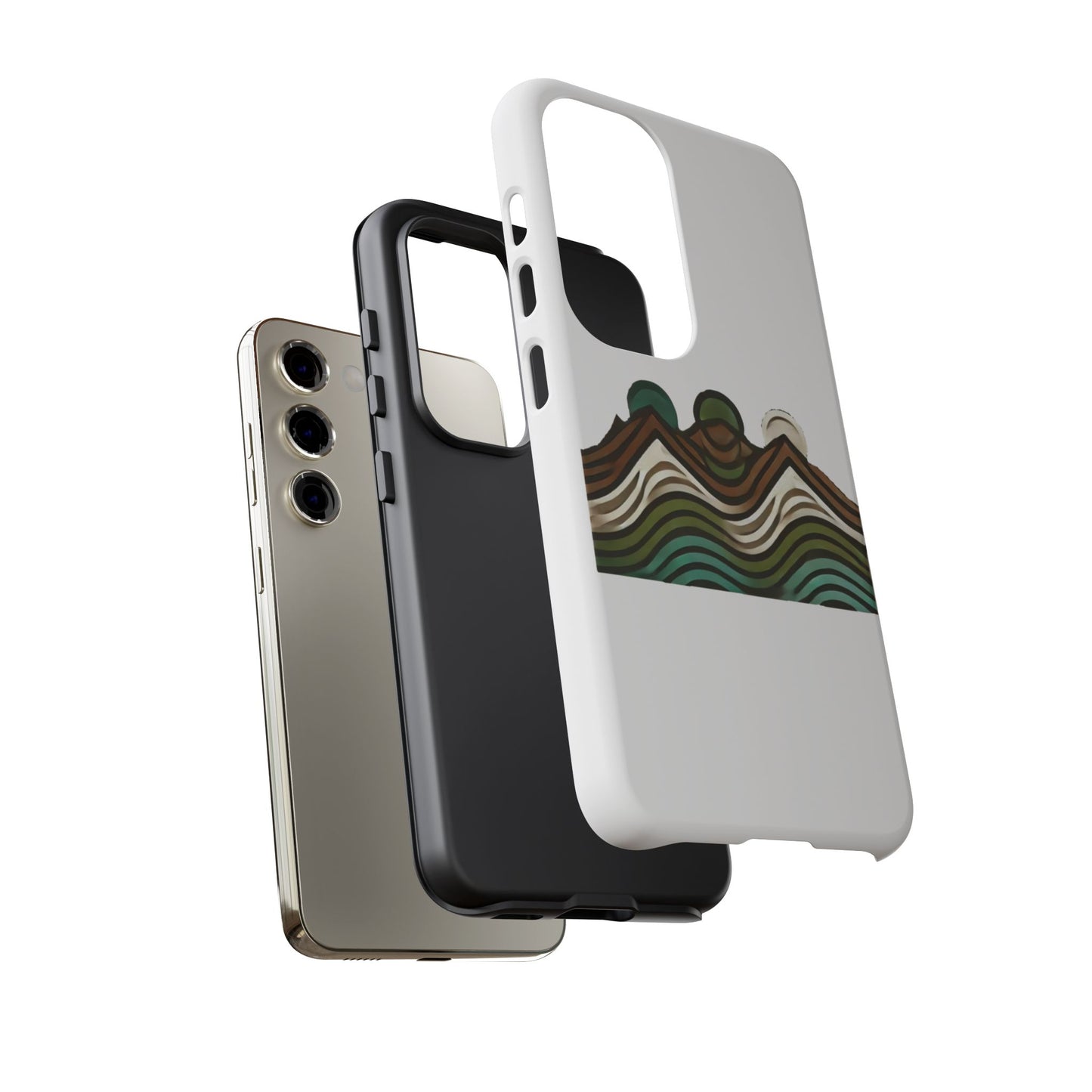Stylish Phone Case with Minimalist Mountain Design | Tough Cases, Protective Cover, Nature Aesthetic, Gift for Adventurers, [...]