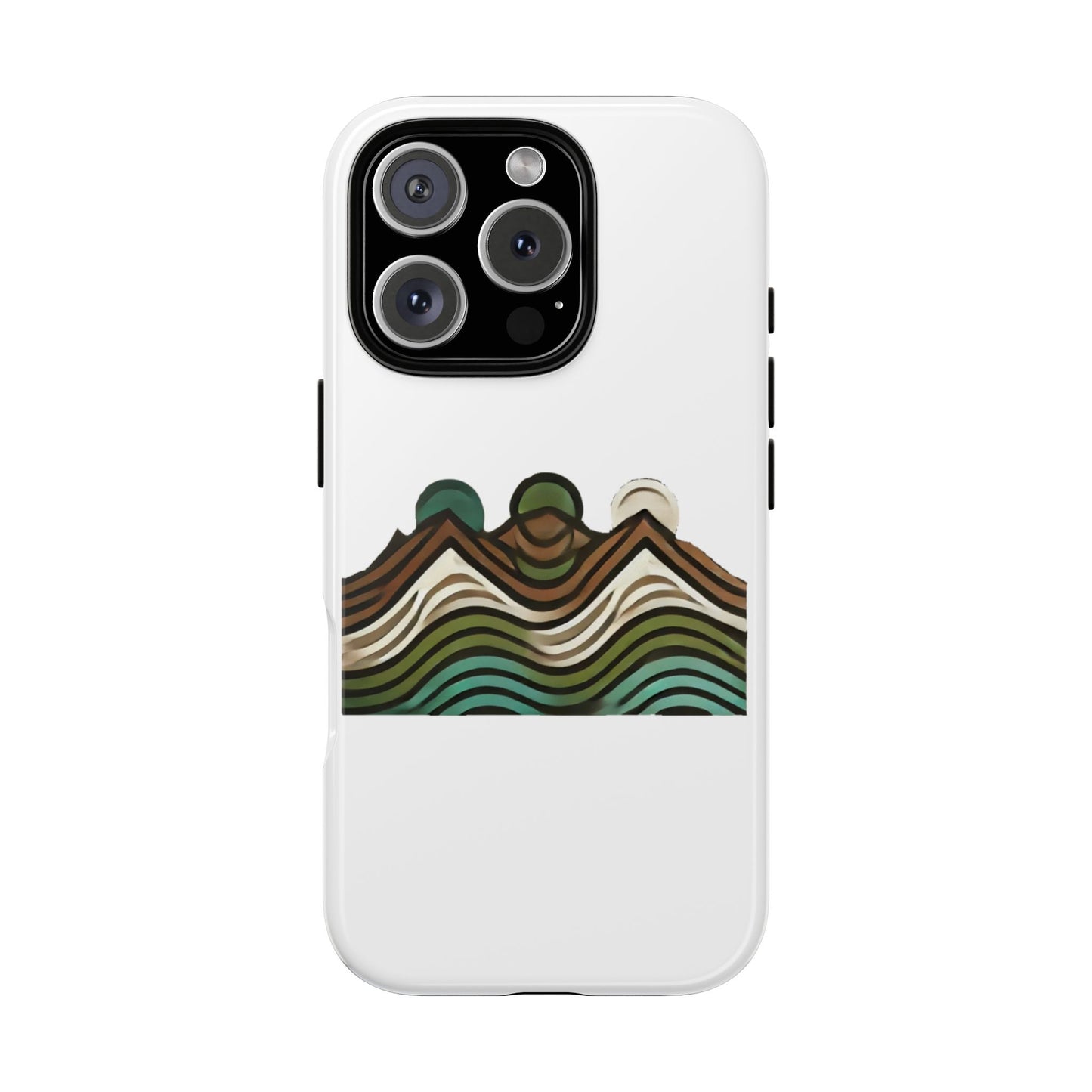 Stylish Phone Case with Minimalist Mountain Design | Tough Cases, Protective Cover, Nature Aesthetic, Gift for Adventurers, [...]