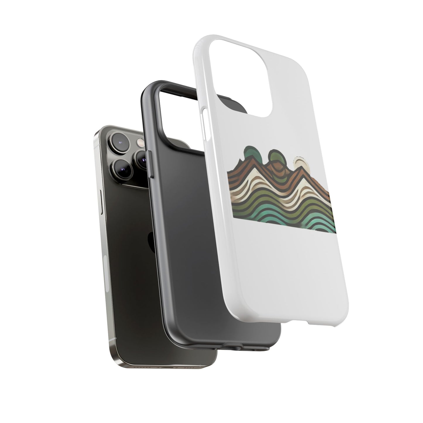 Stylish Phone Case with Minimalist Mountain Design | Tough Cases, Protective Cover, Nature Aesthetic, Gift for Adventurers, [...]