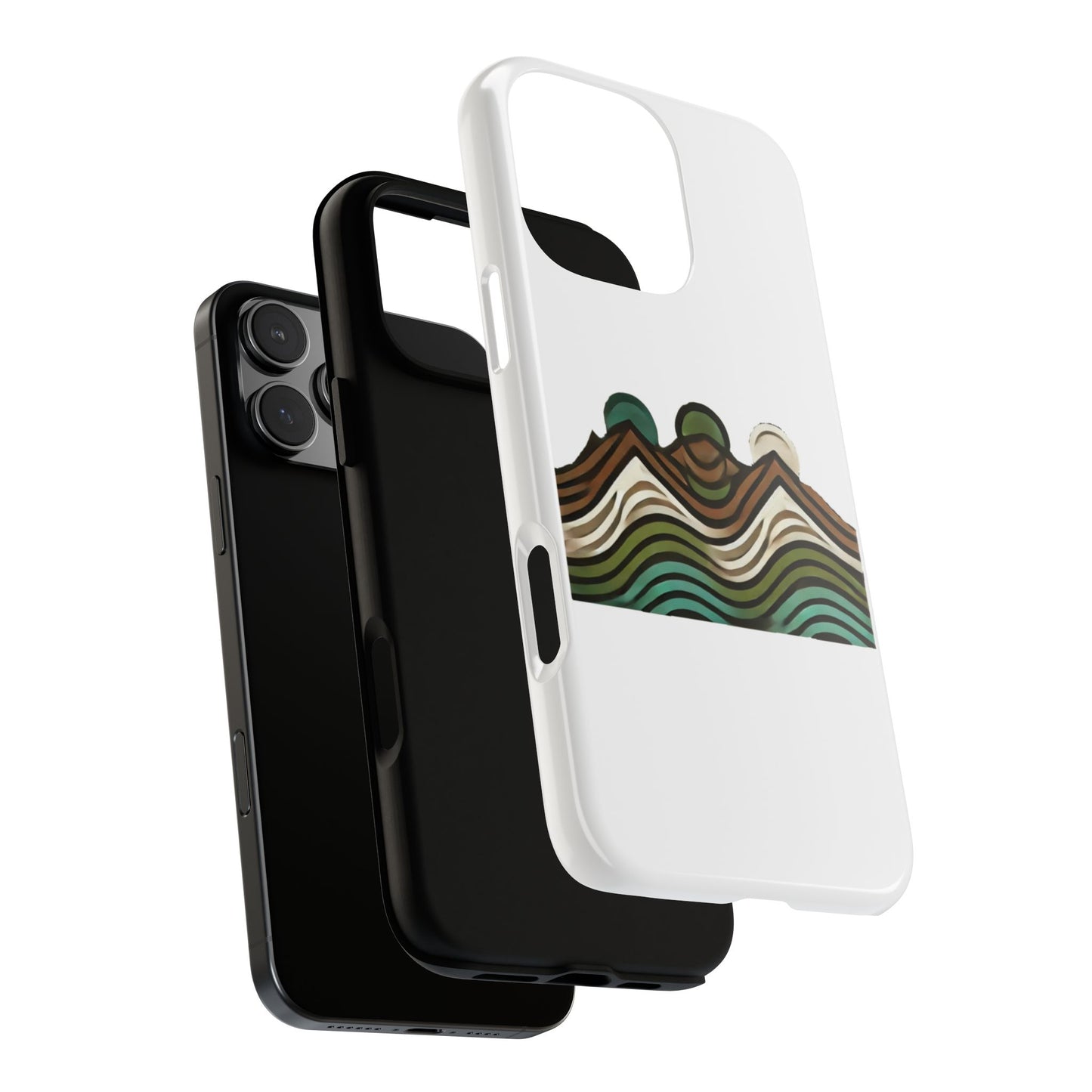 Stylish Phone Case with Minimalist Mountain Design | Tough Cases, Protective Cover, Nature Aesthetic, Gift for Adventurers, [...]