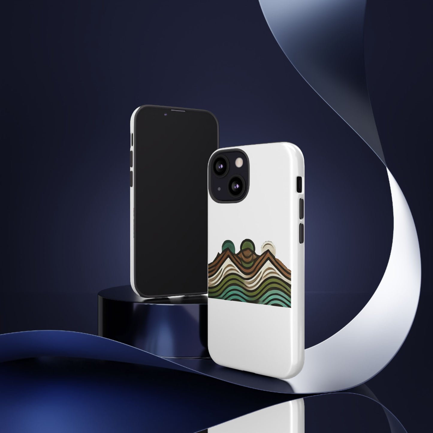 Stylish Phone Case with Minimalist Mountain Design | Tough Cases, Protective Cover, Nature Aesthetic, Gift for Adventurers, [...]
