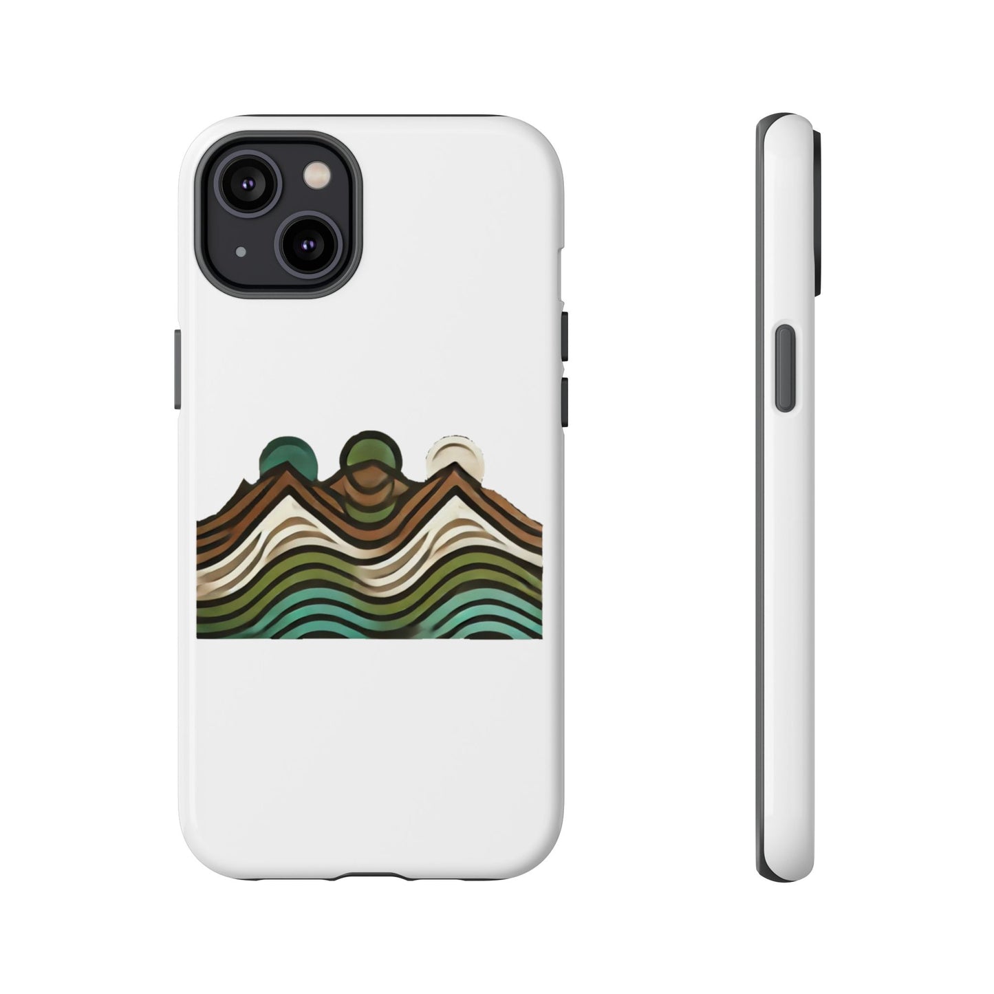 Stylish Phone Case with Minimalist Mountain Design | Tough Cases, Protective Cover, Nature Aesthetic, Gift for Adventurers, [...]