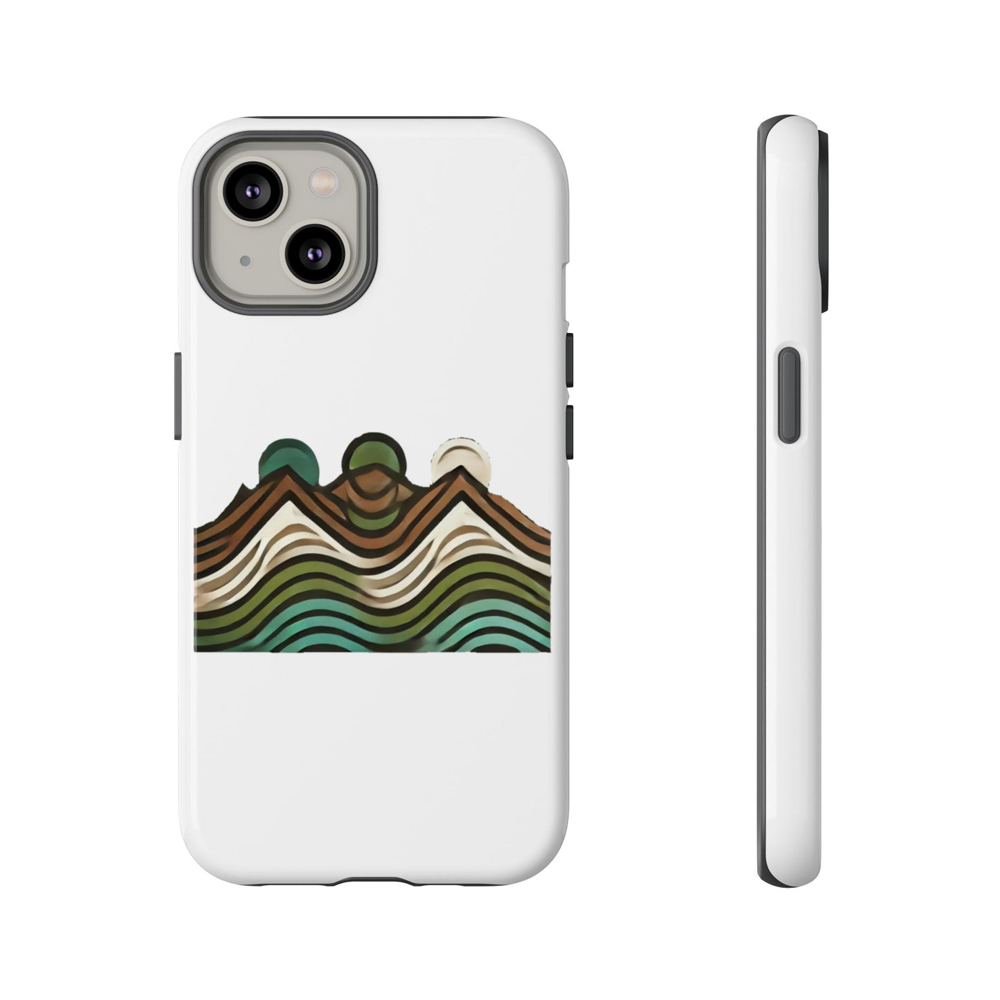 Stylish Phone Case with Minimalist Mountain Design | Tough Cases, Protective Cover, Nature Aesthetic, Gift for Adventurers, [...]
