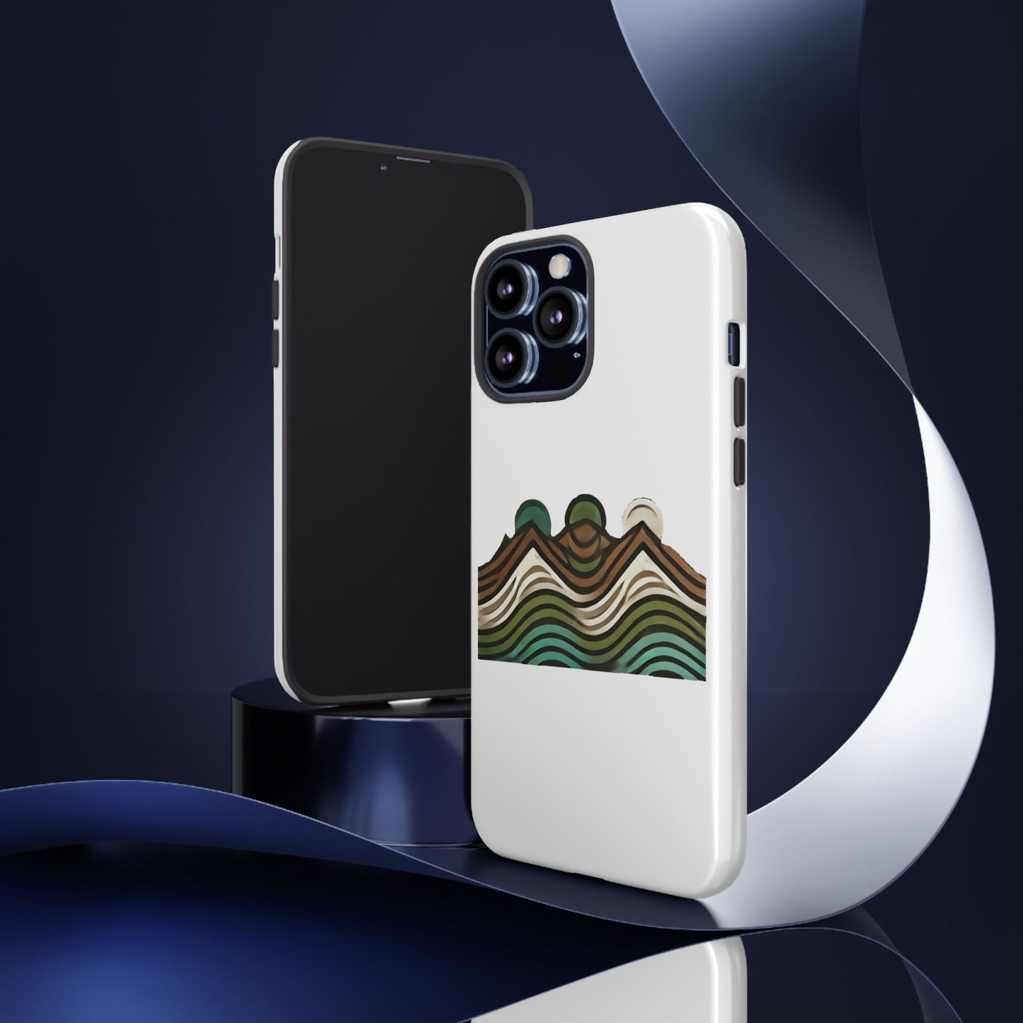 Stylish Phone Case with Minimalist Mountain Design | Tough Cases, Protective Cover, Nature Aesthetic, Gift for Adventurers, [...]