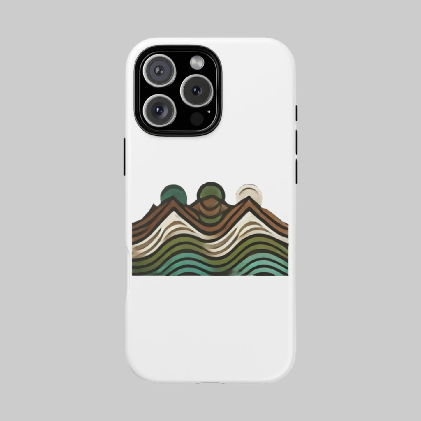 Stylish Phone Case with Minimalist Mountain Design | Tough Cases, Protective Cover, Nature Aesthetic, Gift for Adventurers, [...]