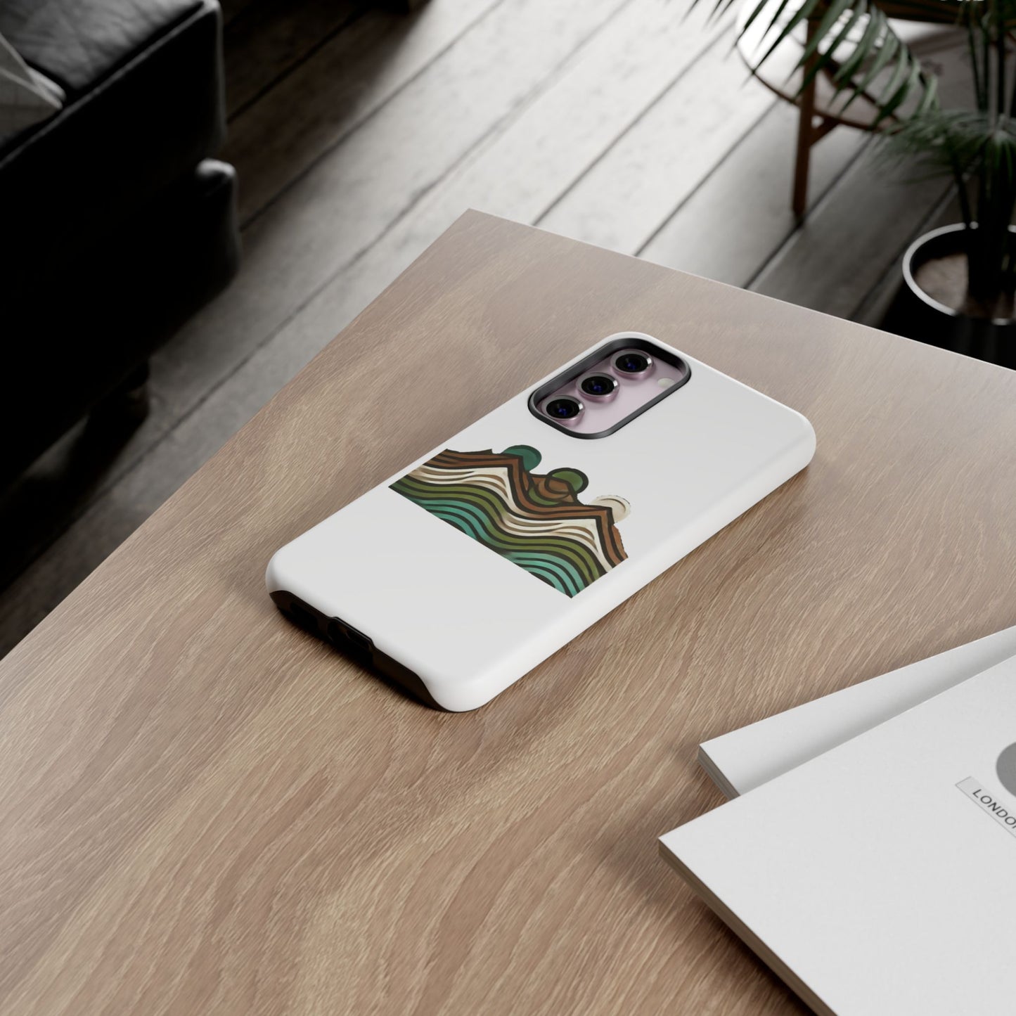 Stylish Phone Case with Minimalist Mountain Design | Tough Cases, Protective Cover, Nature Aesthetic, Gift for Adventurers, [...]