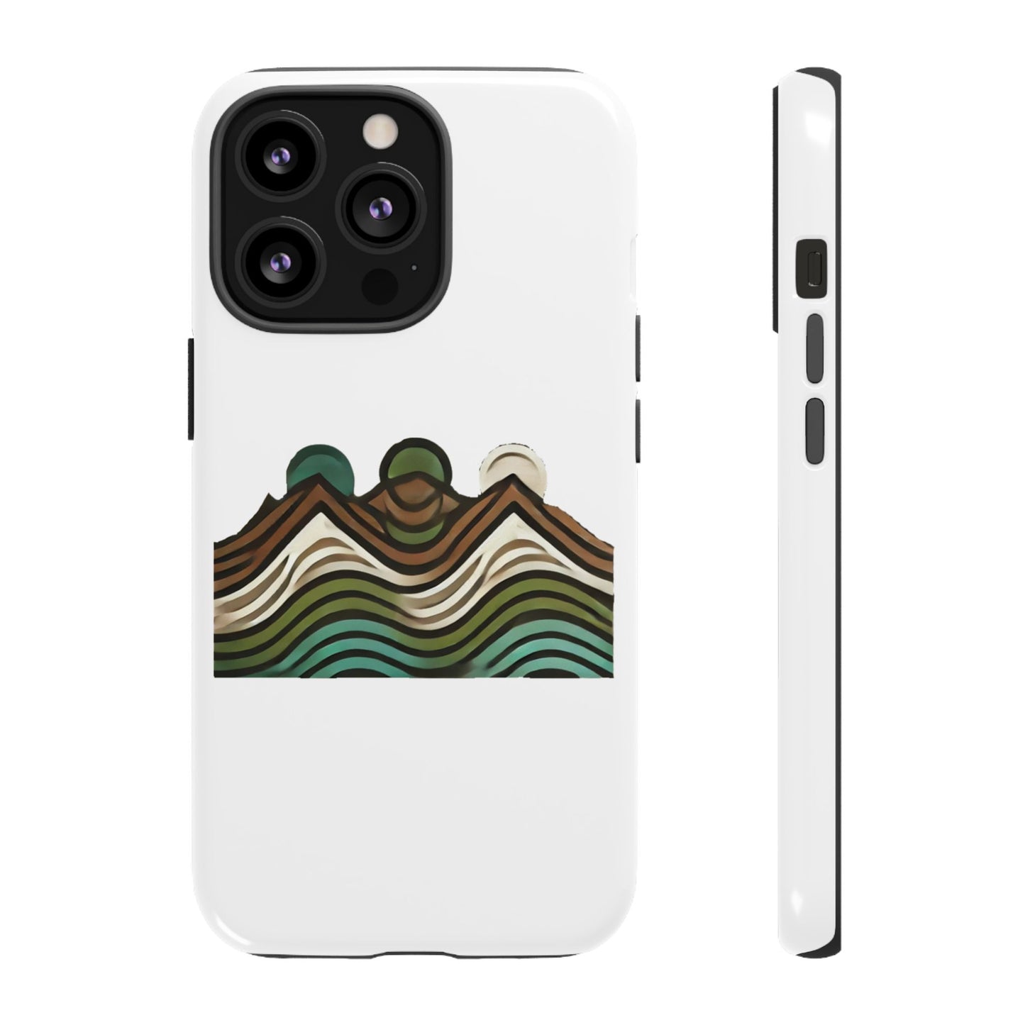 Stylish Phone Case with Minimalist Mountain Design | Tough Cases, Protective Cover, Nature Aesthetic, Gift for Adventurers, [...]