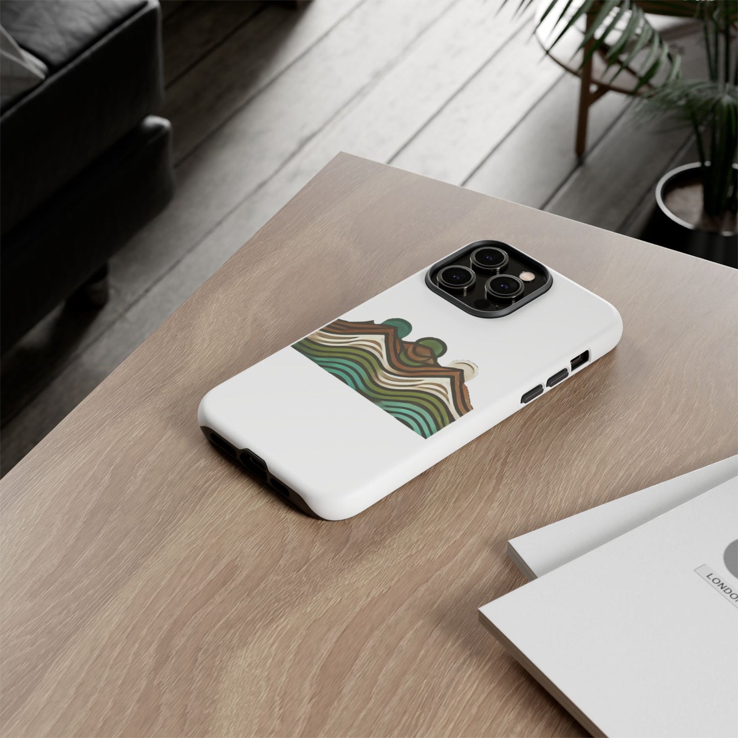 Stylish Phone Case with Minimalist Mountain Design | Tough Cases, Protective Cover, Nature Aesthetic, Gift for Adventurers, [...]