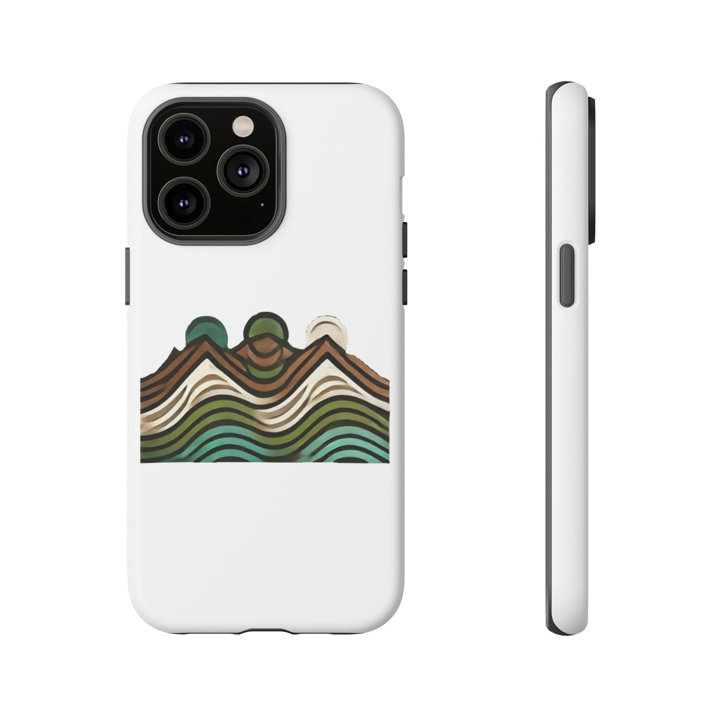 Stylish Phone Case with Minimalist Mountain Design | Tough Cases, Protective Cover, Nature Aesthetic, Gift for Adventurers, [...]