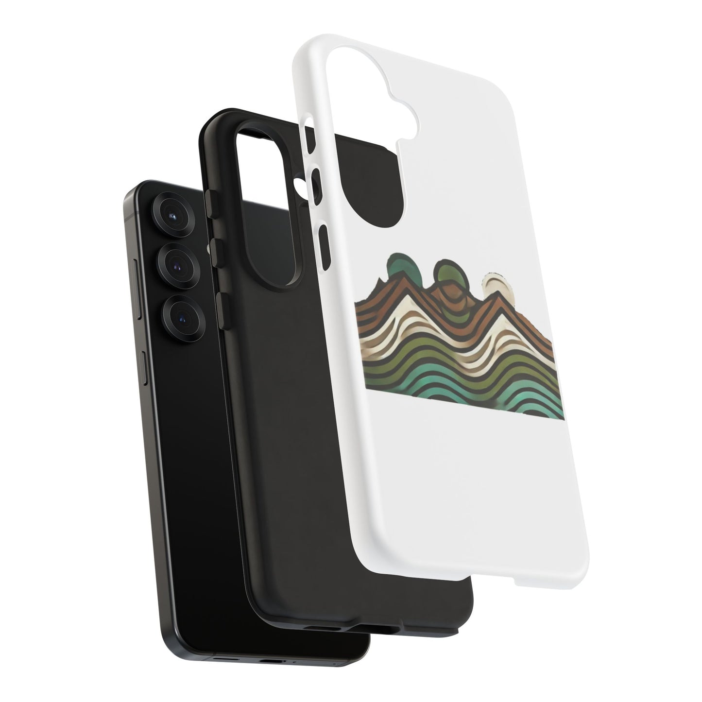 Stylish Phone Case with Minimalist Mountain Design | Tough Cases, Protective Cover, Nature Aesthetic, Gift for Adventurers, [...]