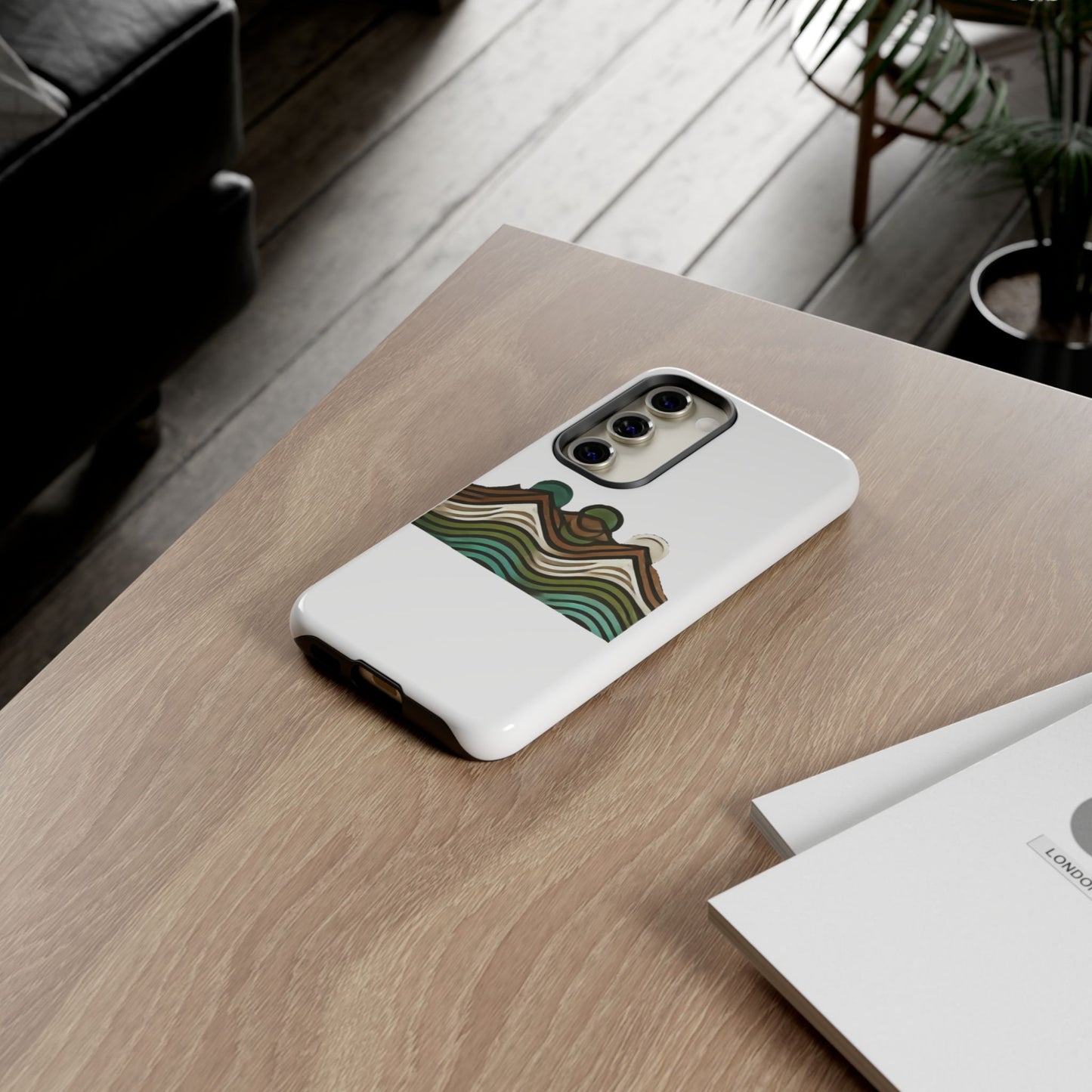 Stylish Phone Case with Minimalist Mountain Design | Tough Cases, Protective Cover, Nature Aesthetic, Gift for Adventurers, [...]