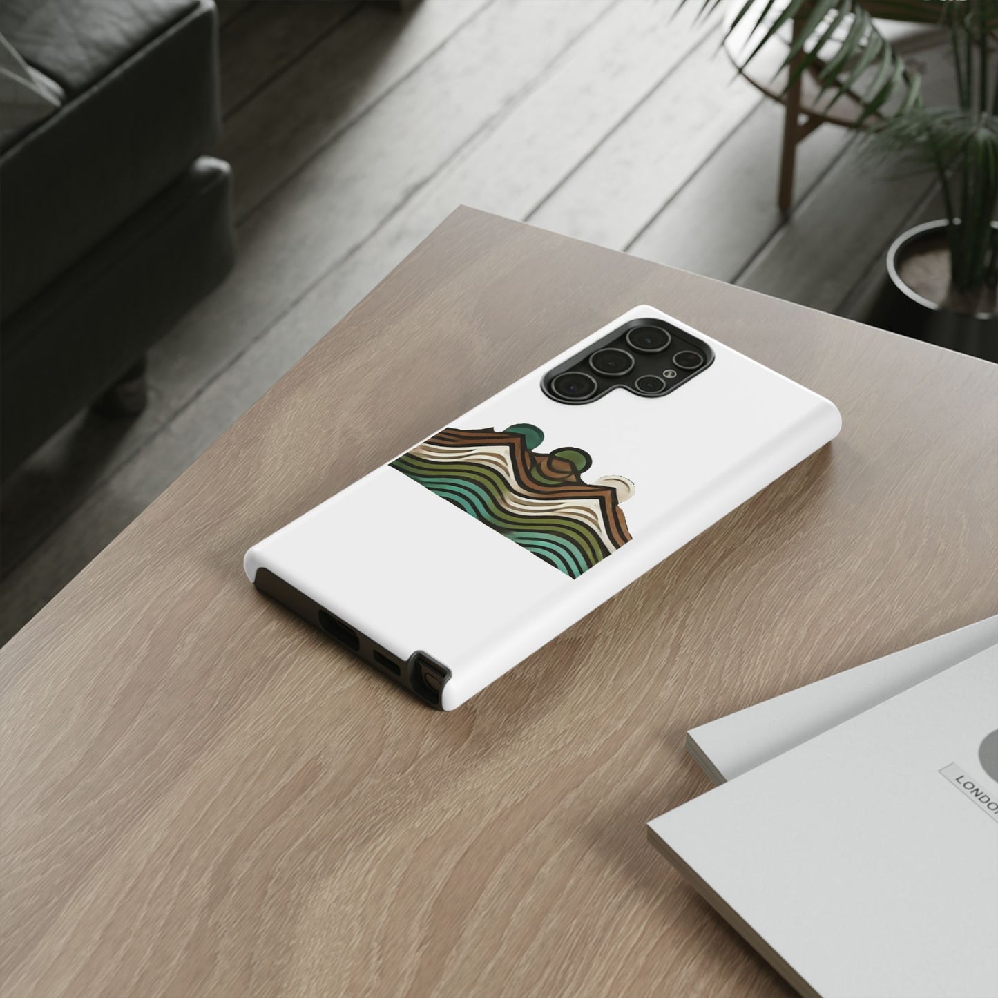 Stylish Phone Case with Minimalist Mountain Design | Tough Cases, Protective Cover, Nature Aesthetic, Gift for Adventurers, [...]