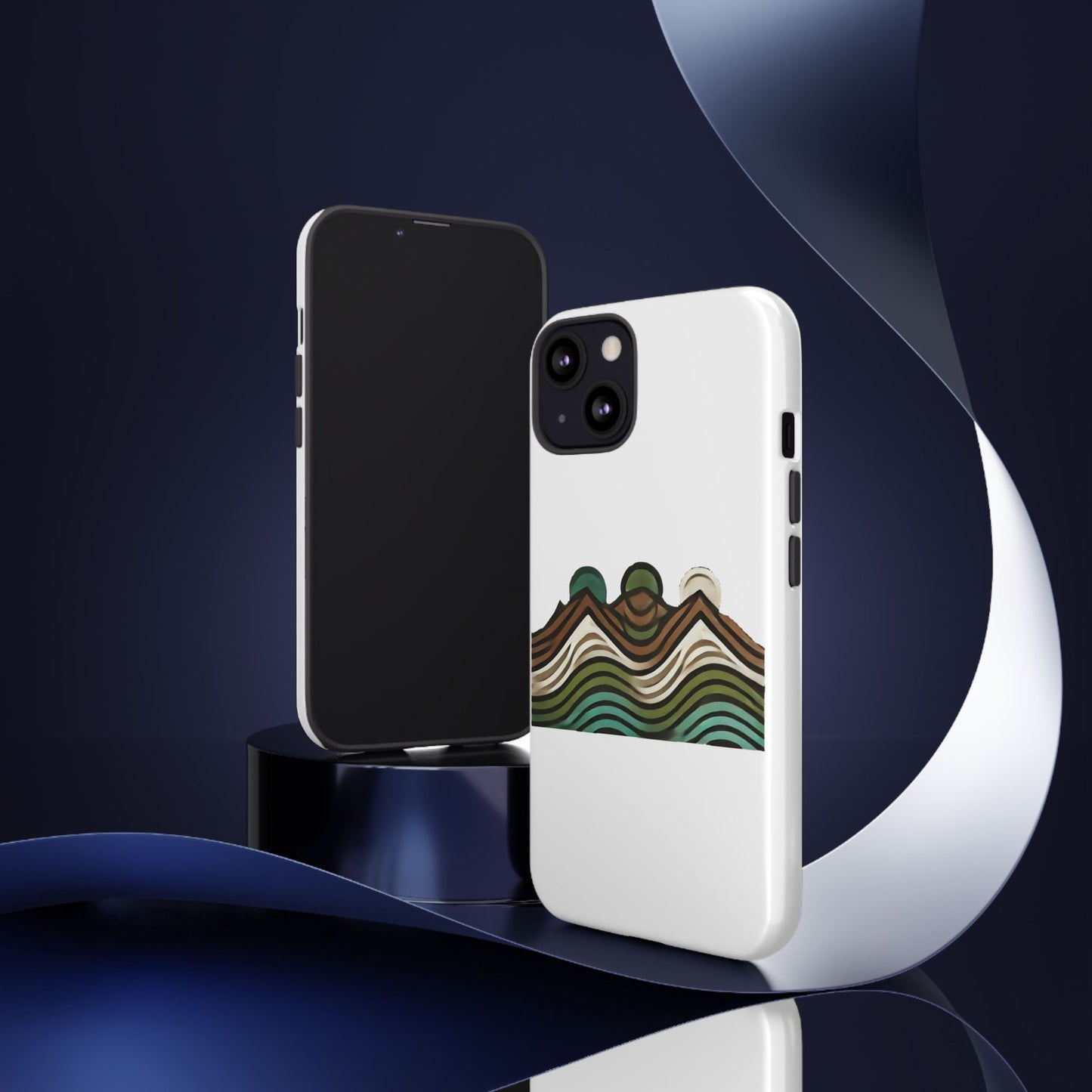 Stylish Phone Case with Minimalist Mountain Design | Tough Cases, Protective Cover, Nature Aesthetic, Gift for Adventurers, [...]