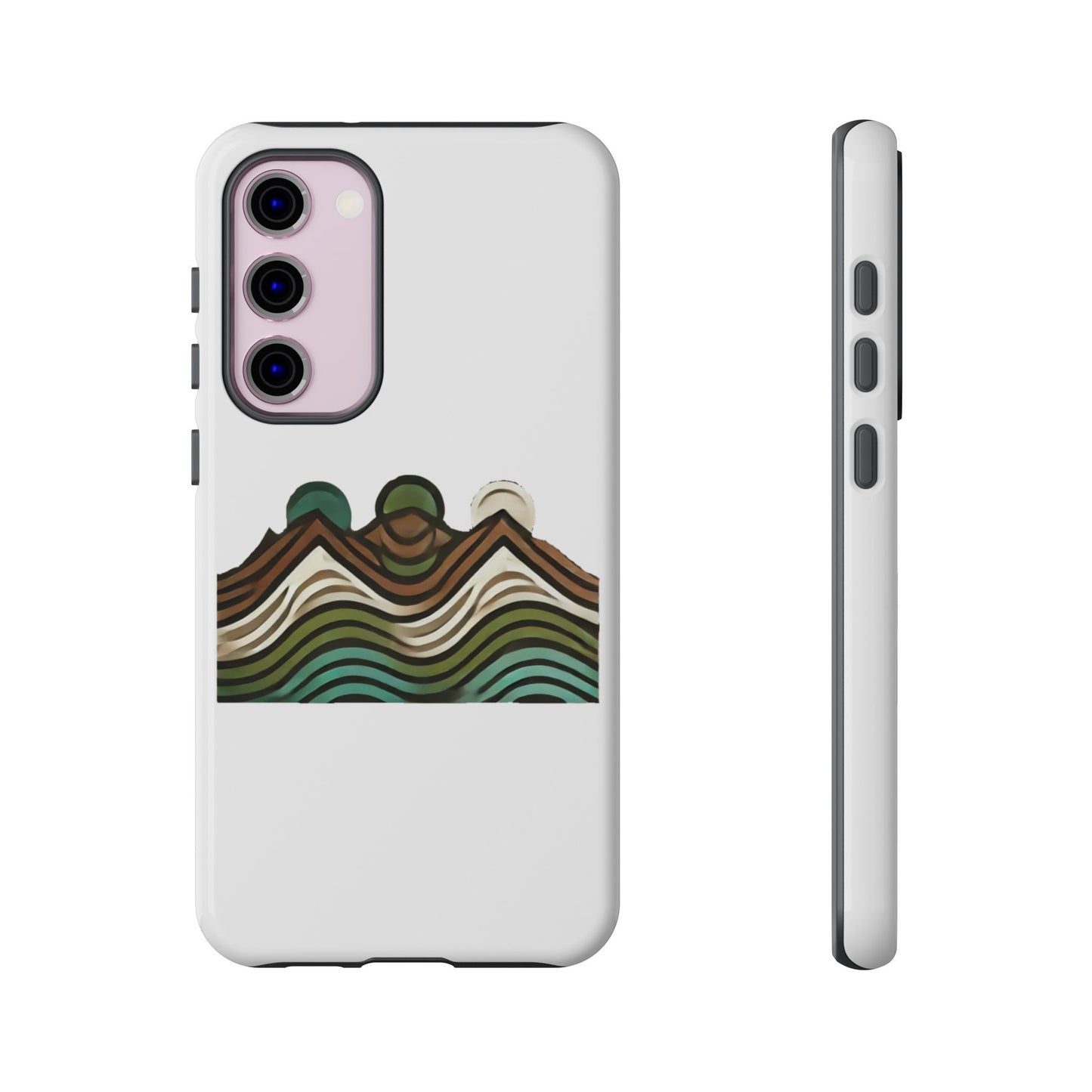 Stylish Phone Case with Minimalist Mountain Design | Tough Cases, Protective Cover, Nature Aesthetic, Gift for Adventurers, [...]