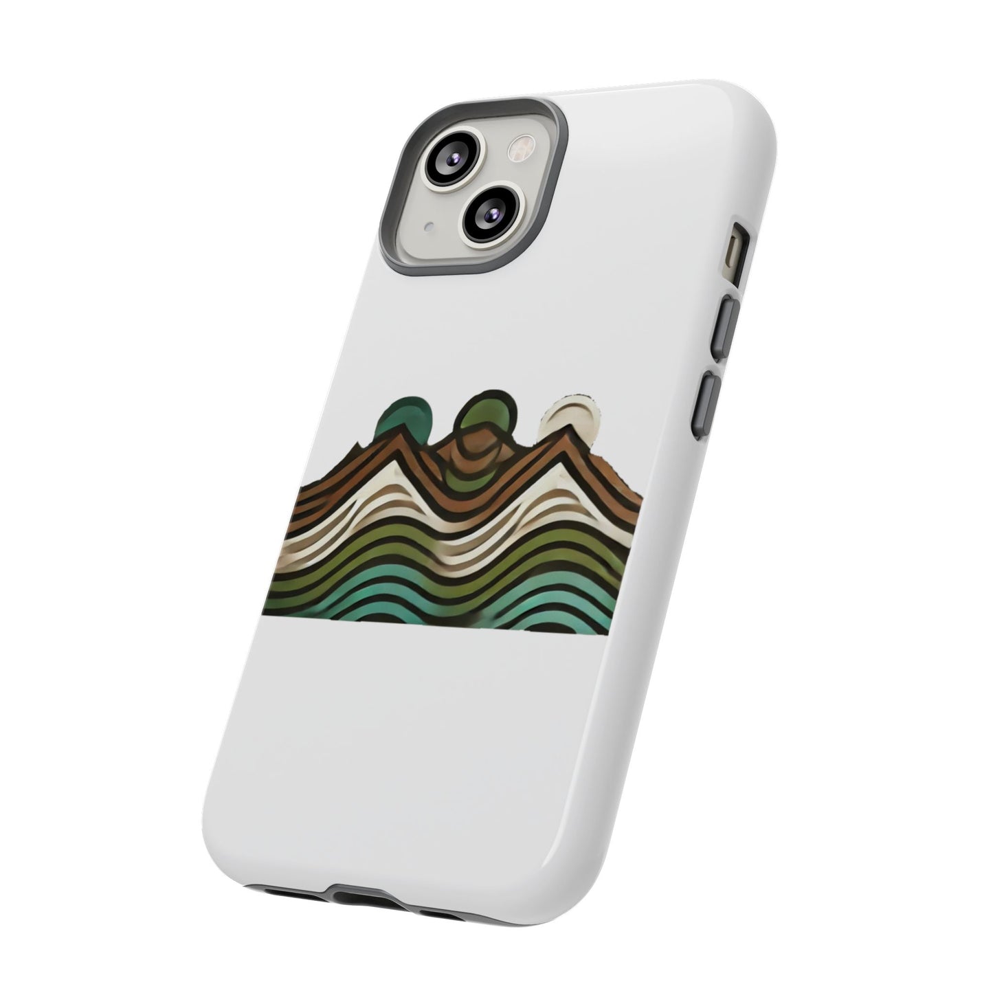 Stylish Phone Case with Minimalist Mountain Design | Tough Cases, Protective Cover, Nature Aesthetic, Gift for Adventurers, [...]