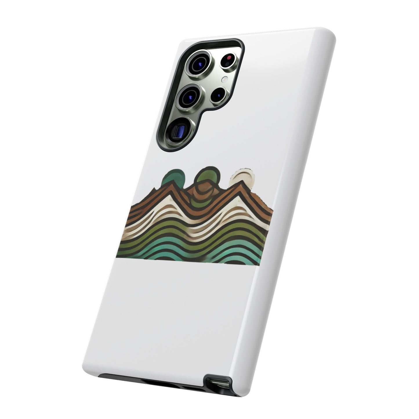 Stylish Phone Case with Minimalist Mountain Design | Tough Cases, Protective Cover, Nature Aesthetic, Gift for Adventurers, [...]