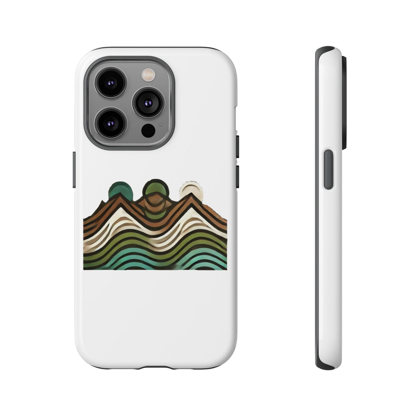 Stylish Phone Case with Minimalist Mountain Design | Tough Cases, Protective Cover, Nature Aesthetic, Gift for Adventurers, [...]