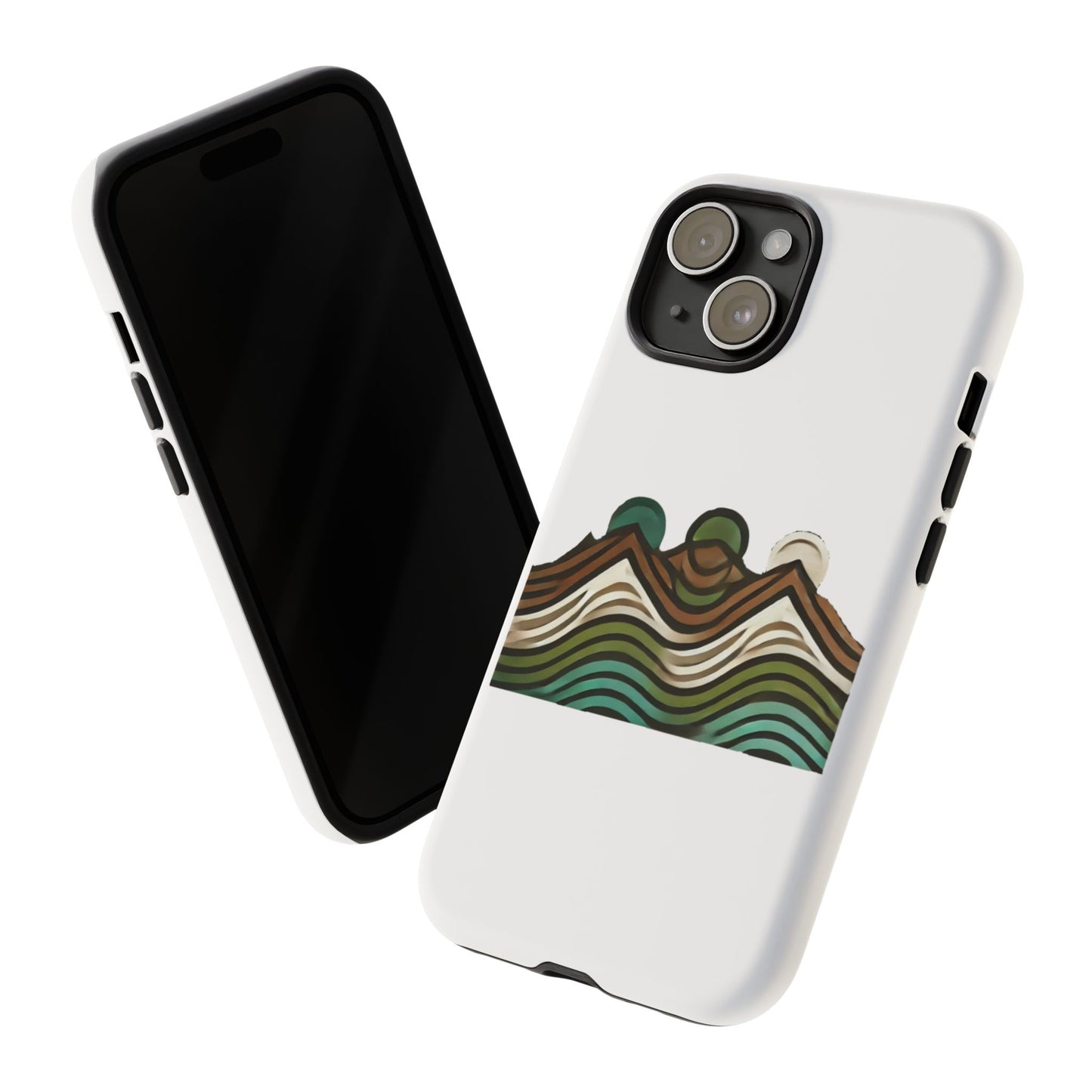 Stylish Phone Case with Minimalist Mountain Design | Tough Cases, Protective Cover, Nature Aesthetic, Gift for Adventurers, [...]