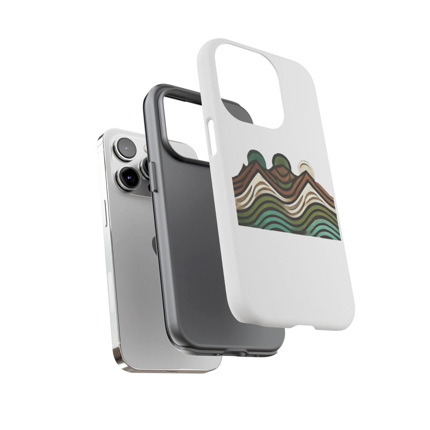 Stylish Phone Case with Minimalist Mountain Design | Tough Cases, Protective Cover, Nature Aesthetic, Gift for Adventurers, [...]