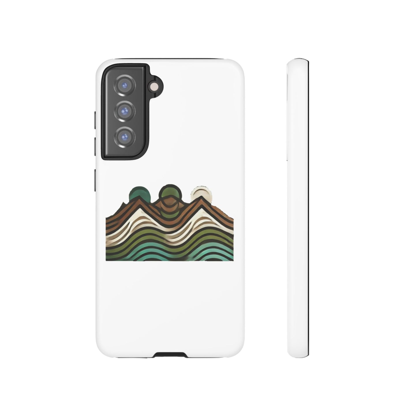 Stylish Phone Case with Minimalist Mountain Design | Tough Cases, Protective Cover, Nature Aesthetic, Gift for Adventurers, [...]