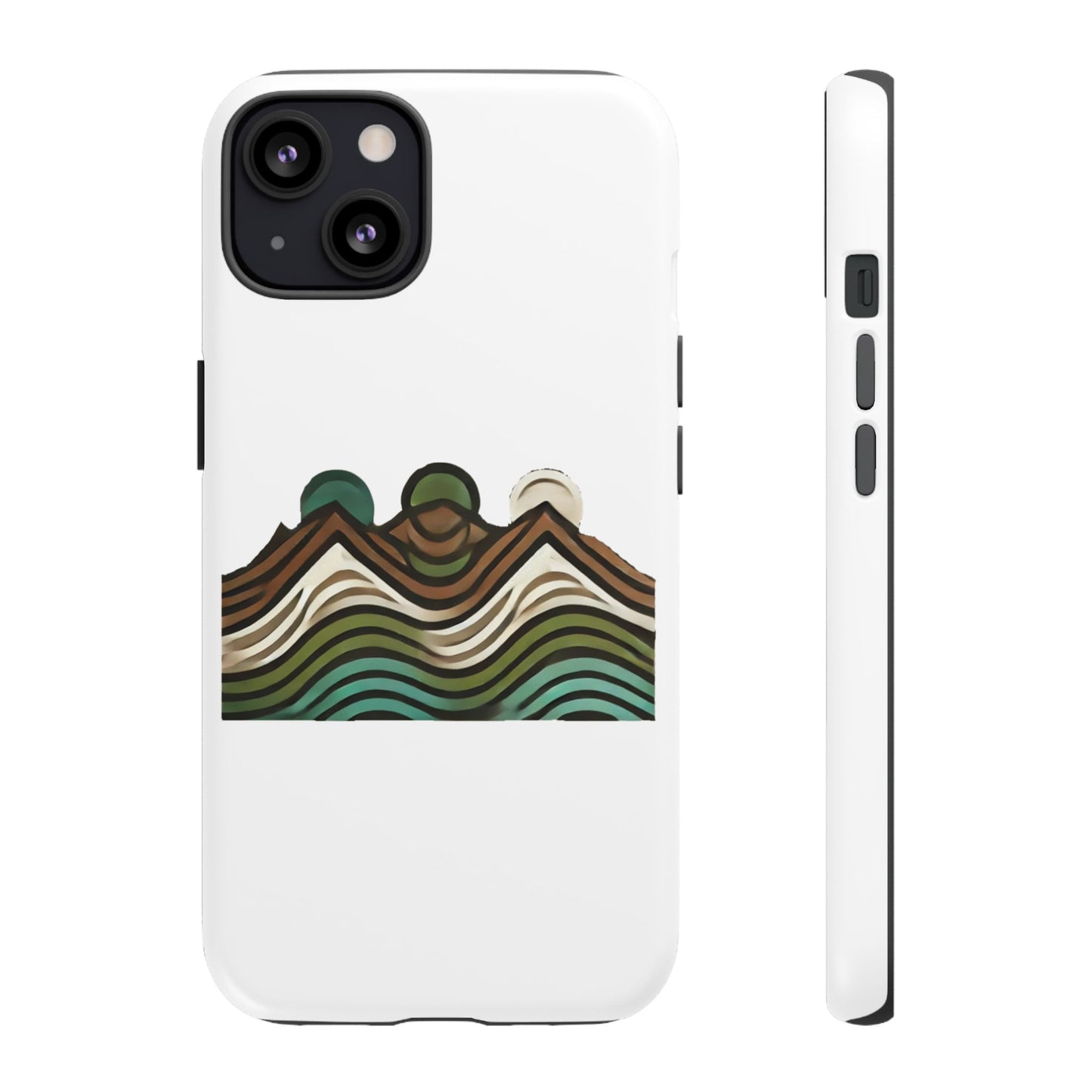 Stylish Phone Case with Minimalist Mountain Design | Tough Cases, Protective Cover, Nature Aesthetic, Gift for Adventurers, [...]