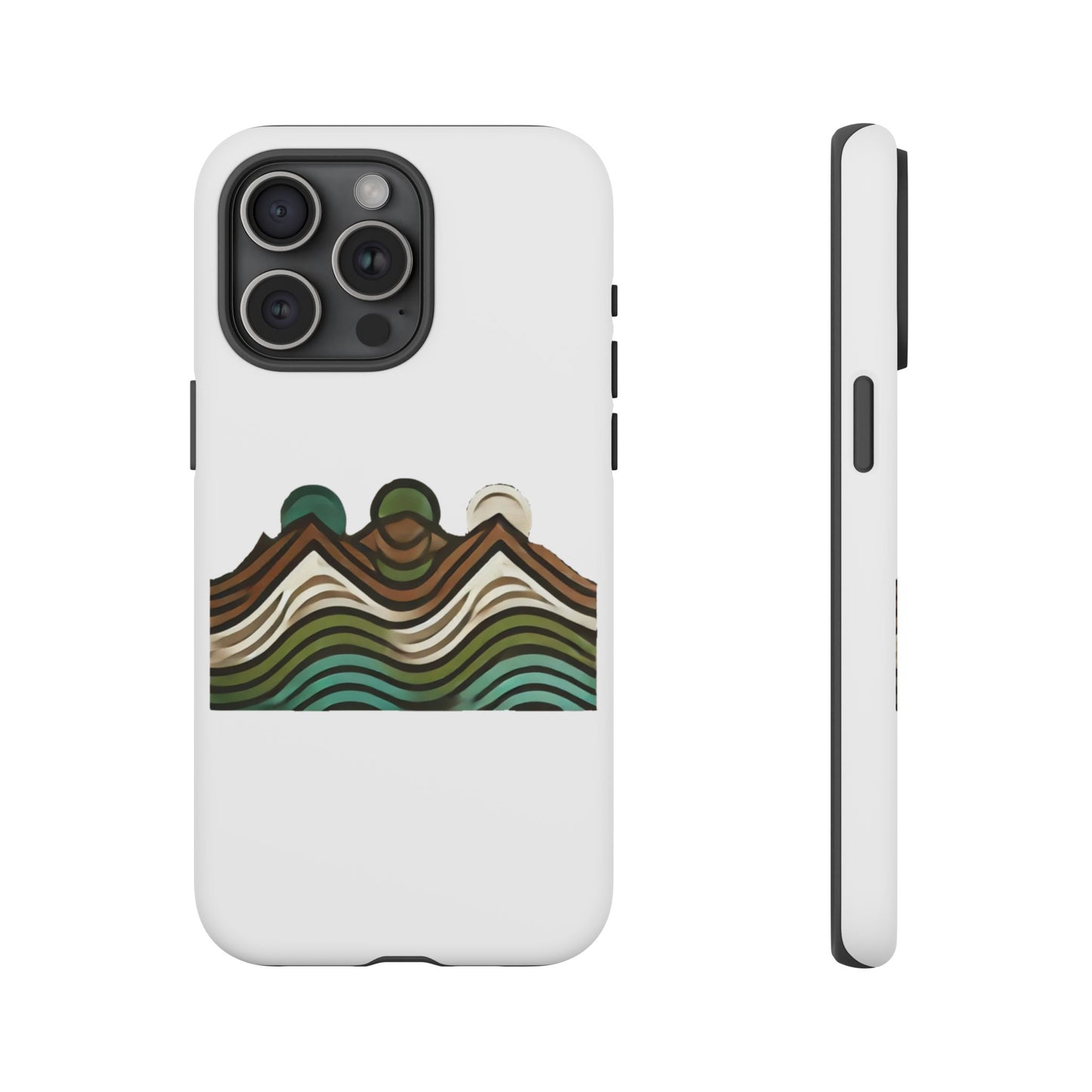 Stylish Phone Case with Minimalist Mountain Design | Tough Cases, Protective Cover, Nature Aesthetic, Gift for Adventurers, [...]