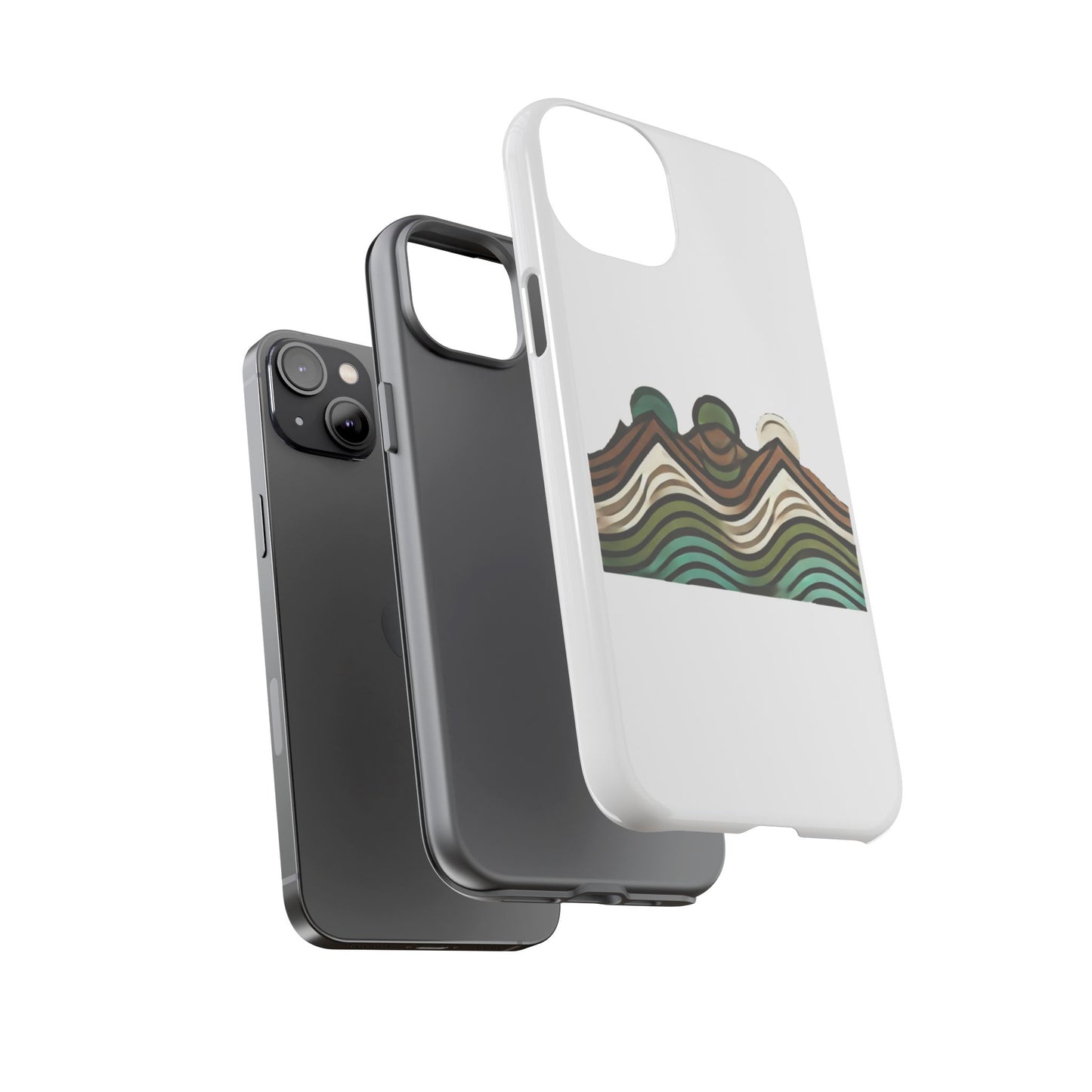 Stylish Phone Case with Minimalist Mountain Design | Tough Cases, Protective Cover, Nature Aesthetic, Gift for Adventurers, [...]