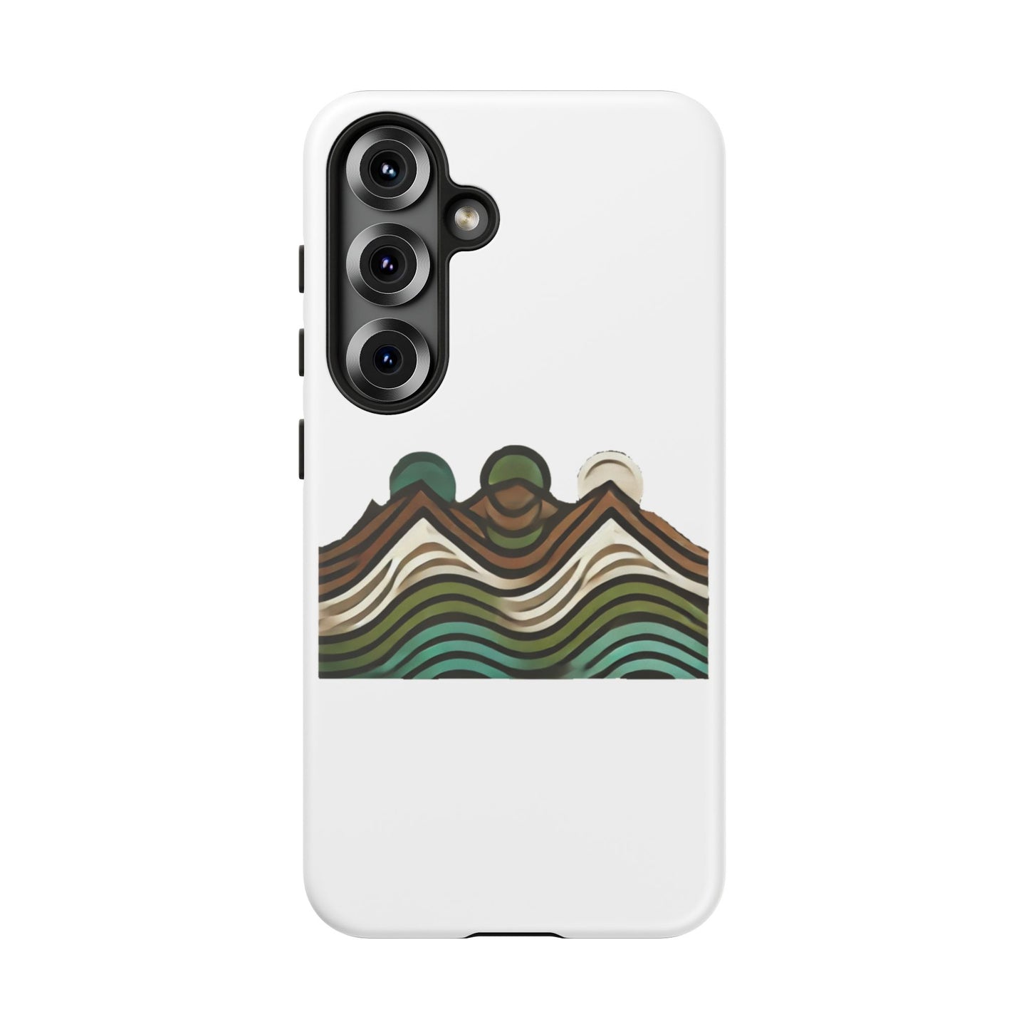 Stylish Phone Case with Minimalist Mountain Design | Tough Cases, Protective Cover, Nature Aesthetic, Gift for Adventurers, [...]