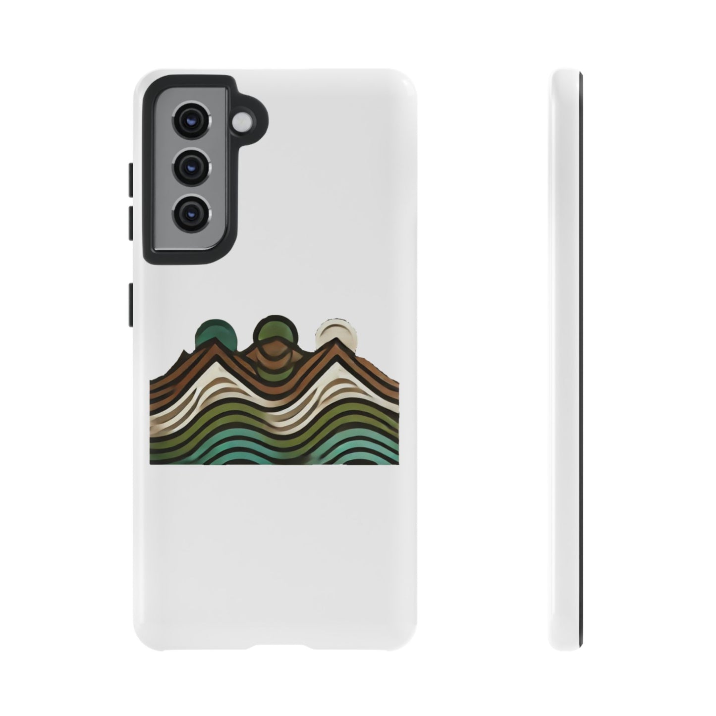 Stylish Phone Case with Minimalist Mountain Design | Tough Cases, Protective Cover, Nature Aesthetic, Gift for Adventurers, [...]