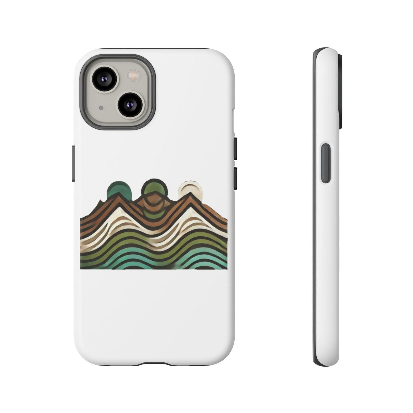 Stylish Phone Case with Minimalist Mountain Design | Tough Cases, Protective Cover, Nature Aesthetic, Gift for Adventurers, [...]