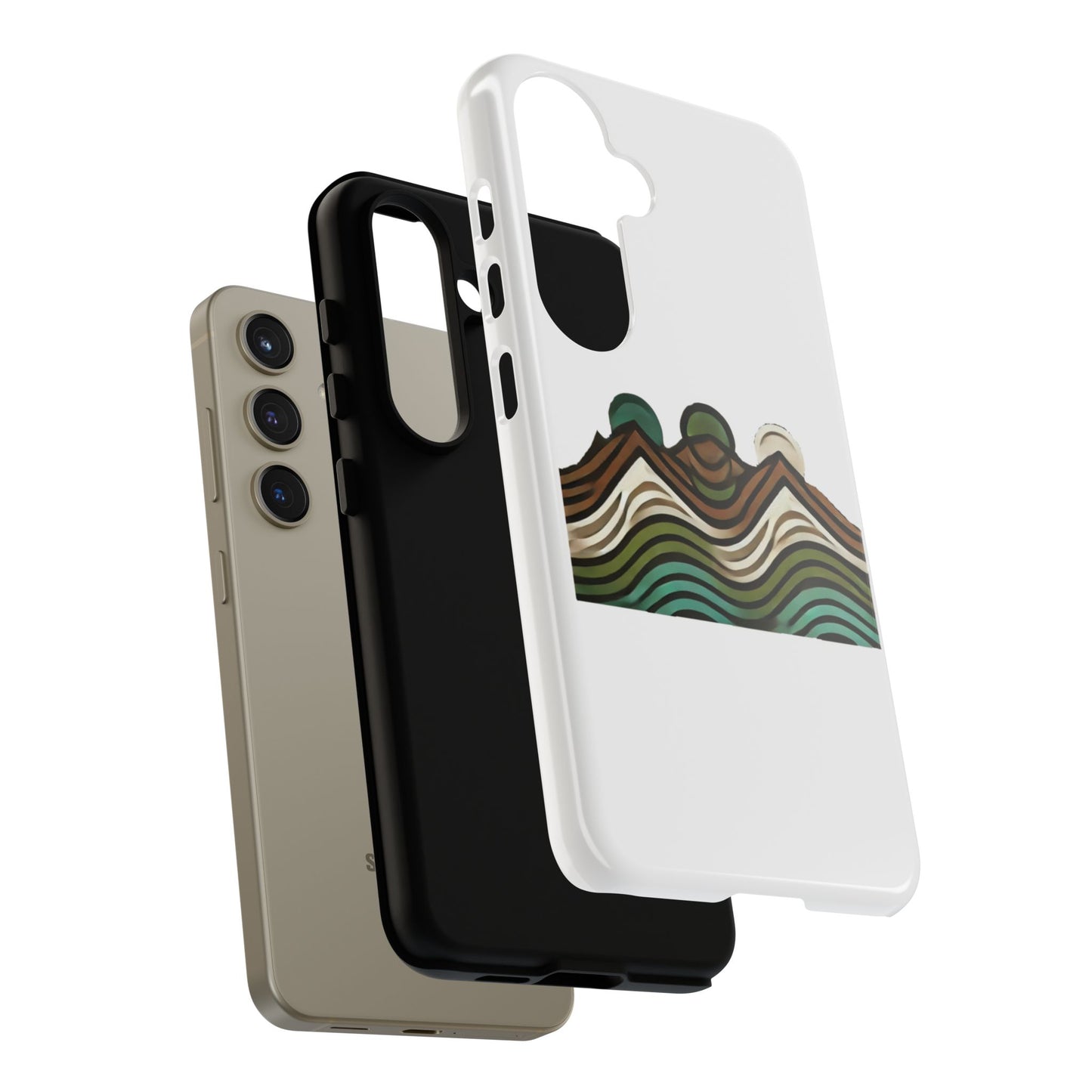 Stylish Phone Case with Minimalist Mountain Design | Tough Cases, Protective Cover, Nature Aesthetic, Gift for Adventurers, [...]
