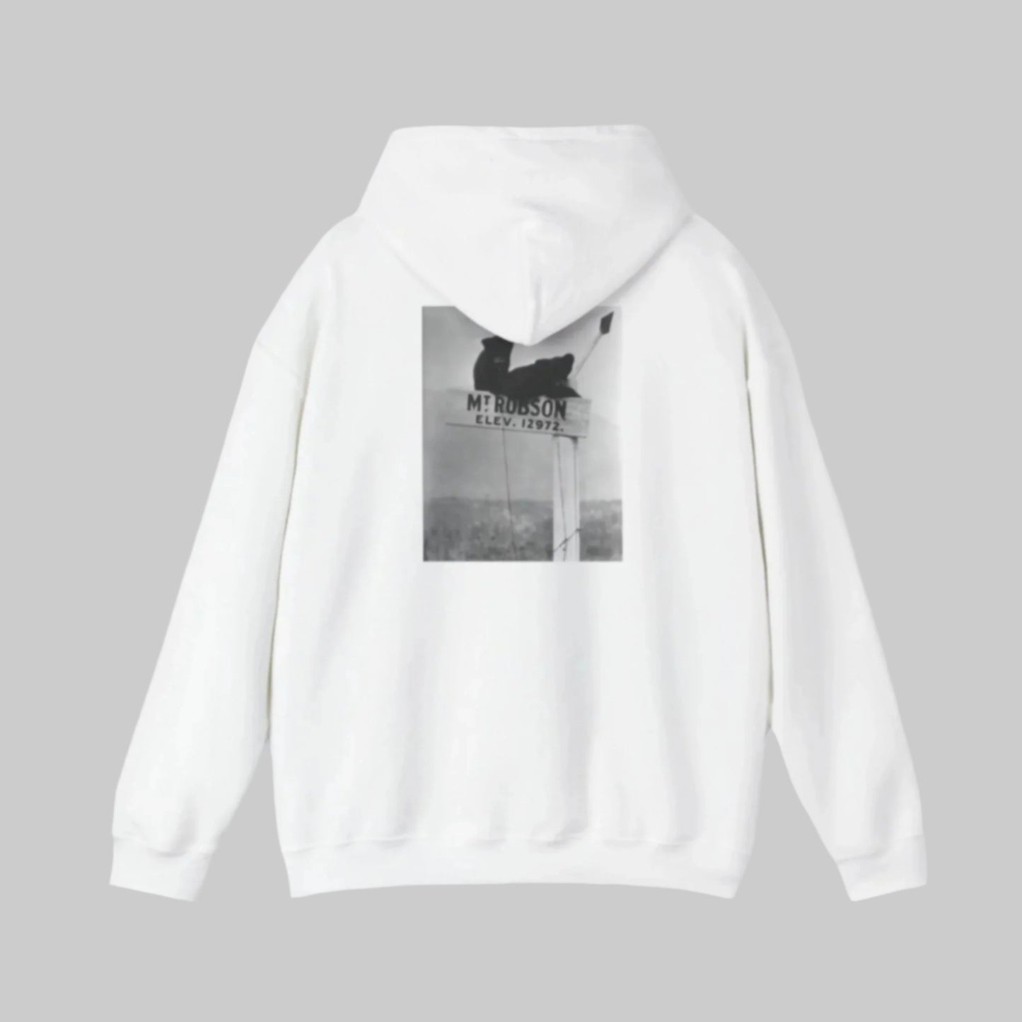 Bears on mount Robson sign hoodie