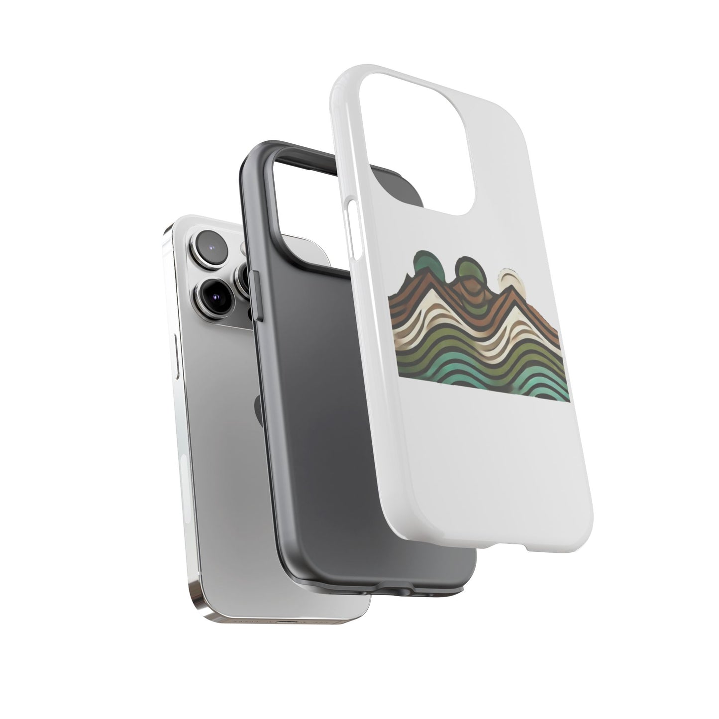 Stylish Phone Case with Minimalist Mountain Design | Tough Cases, Protective Cover, Nature Aesthetic, Gift for Adventurers, [...]