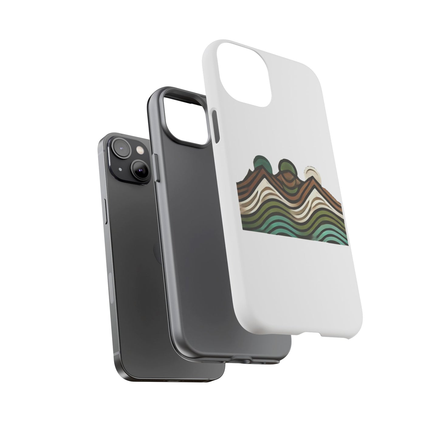 Stylish Phone Case with Minimalist Mountain Design | Tough Cases, Protective Cover, Nature Aesthetic, Gift for Adventurers, [...]